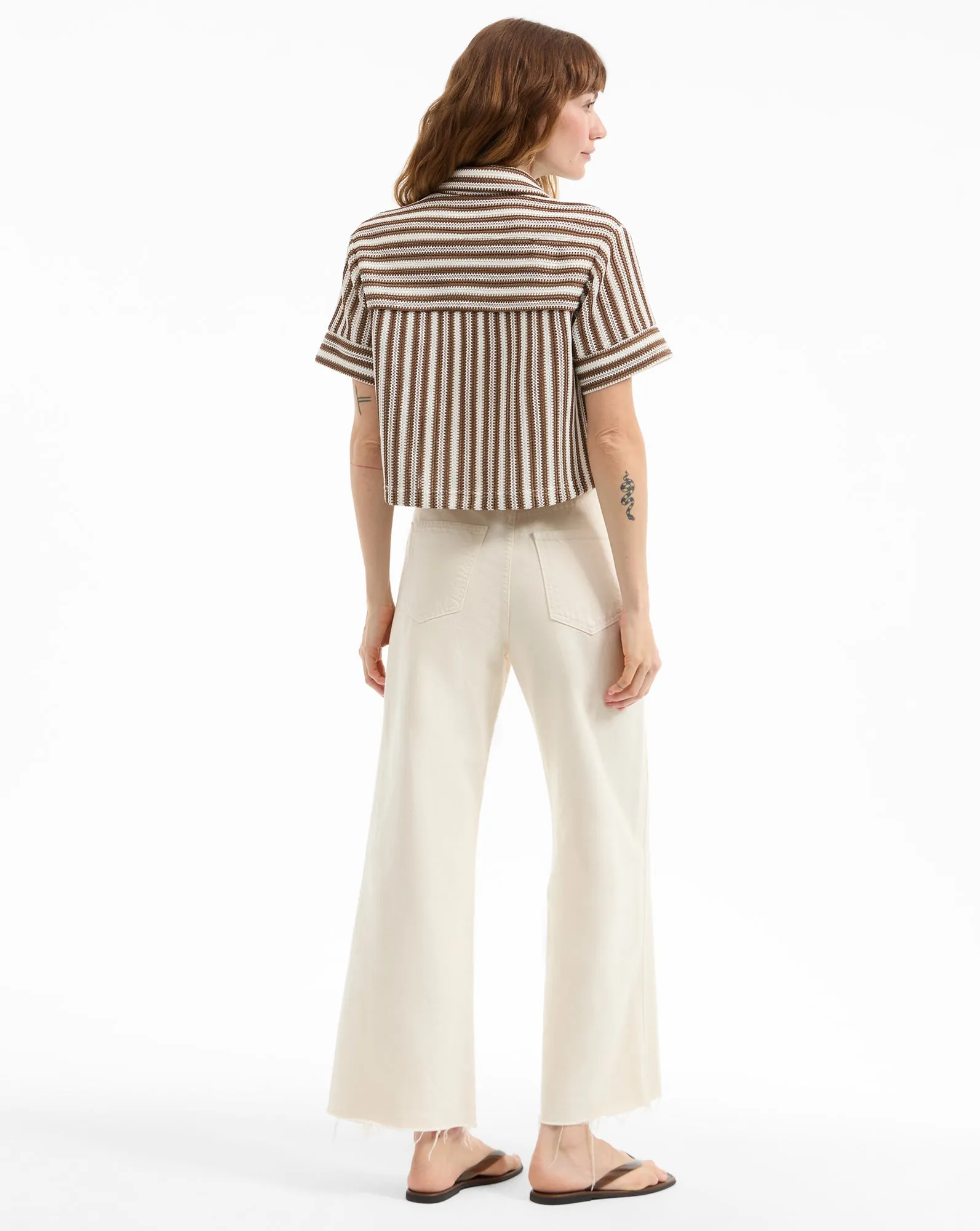 Bouvier Knit Button-Down Shirt sold by Ulla Johnson product image thumbnail 4