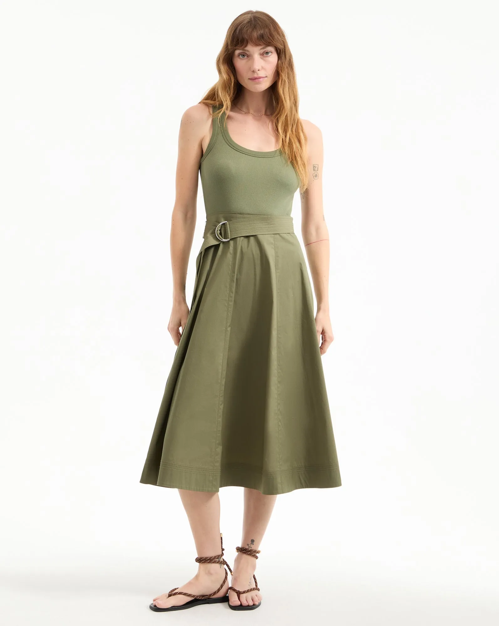 Ennis Belted Midi Dress sold by Ulla Johnson