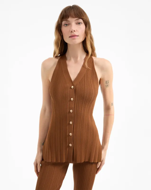 Dax Knit Vest sold by Ulla Johnson