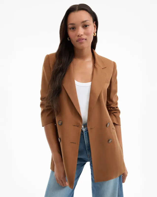 Rupert Double-Breasted Jacket sold by Ulla Johnson