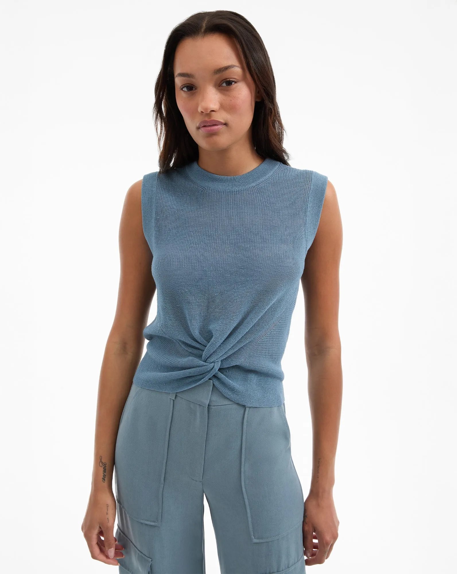 Kellen Knit Tank Top sold by Ulla Johnson