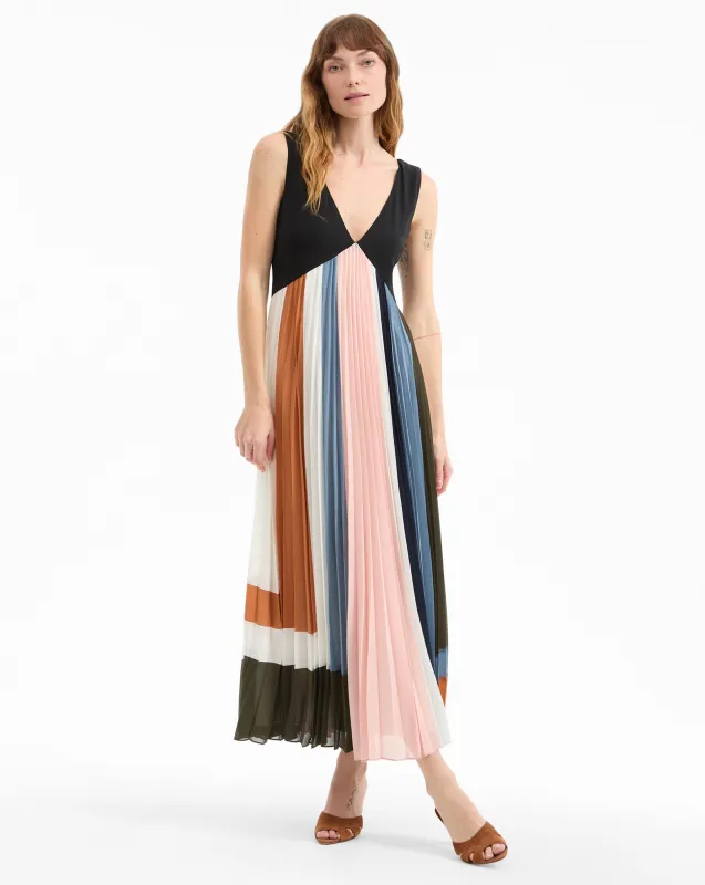 Nelly Pleated Maxi Dress sold by Ulla Johnson