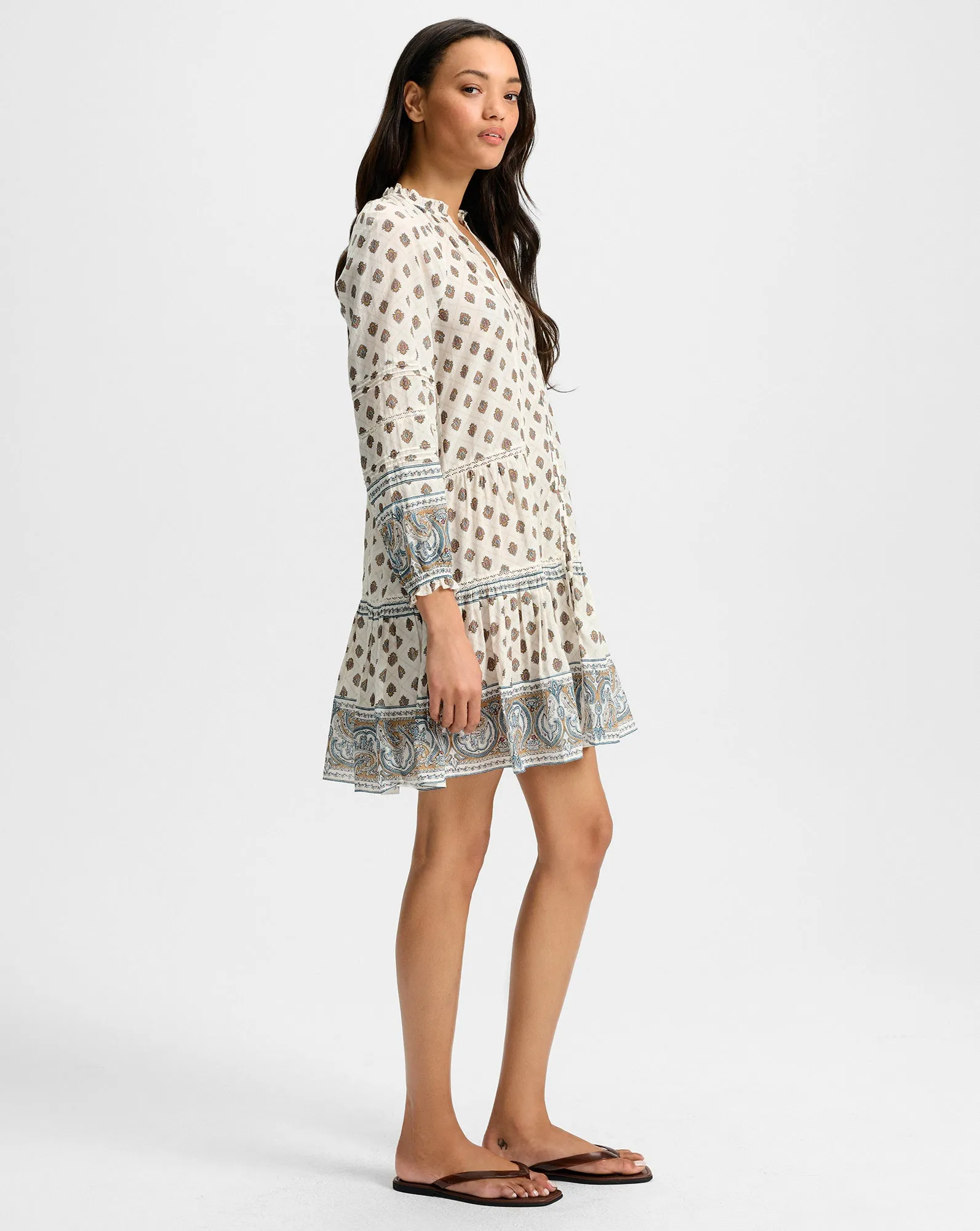 Belissa Paisley Mini Dress sold by Ulla Johnson product image thumbnail 3