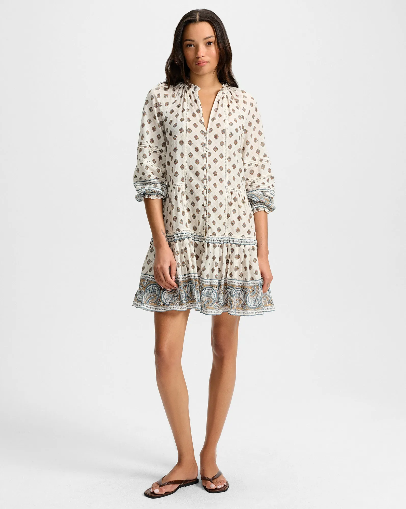 Belissa Paisley Mini Dress sold by Ulla Johnson product image thumbnail 2