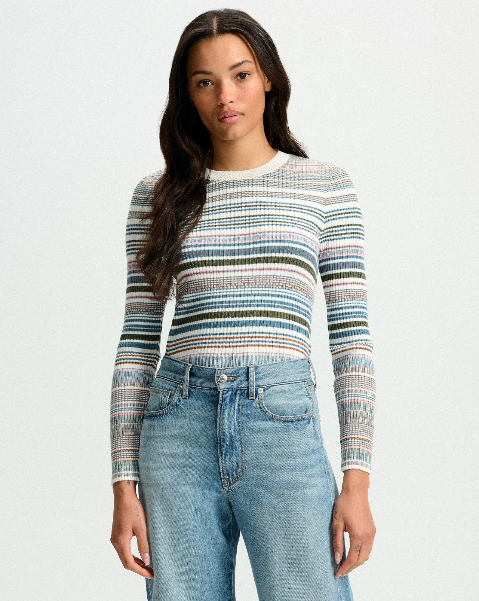 Palmas Striped Sweater sold by Ulla Johnson