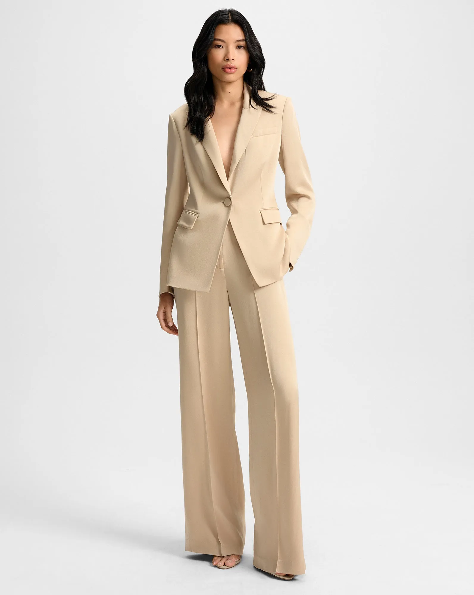 Edia Satin Wide-Leg Pant sold by Ulla Johnson product image thumbnail 4