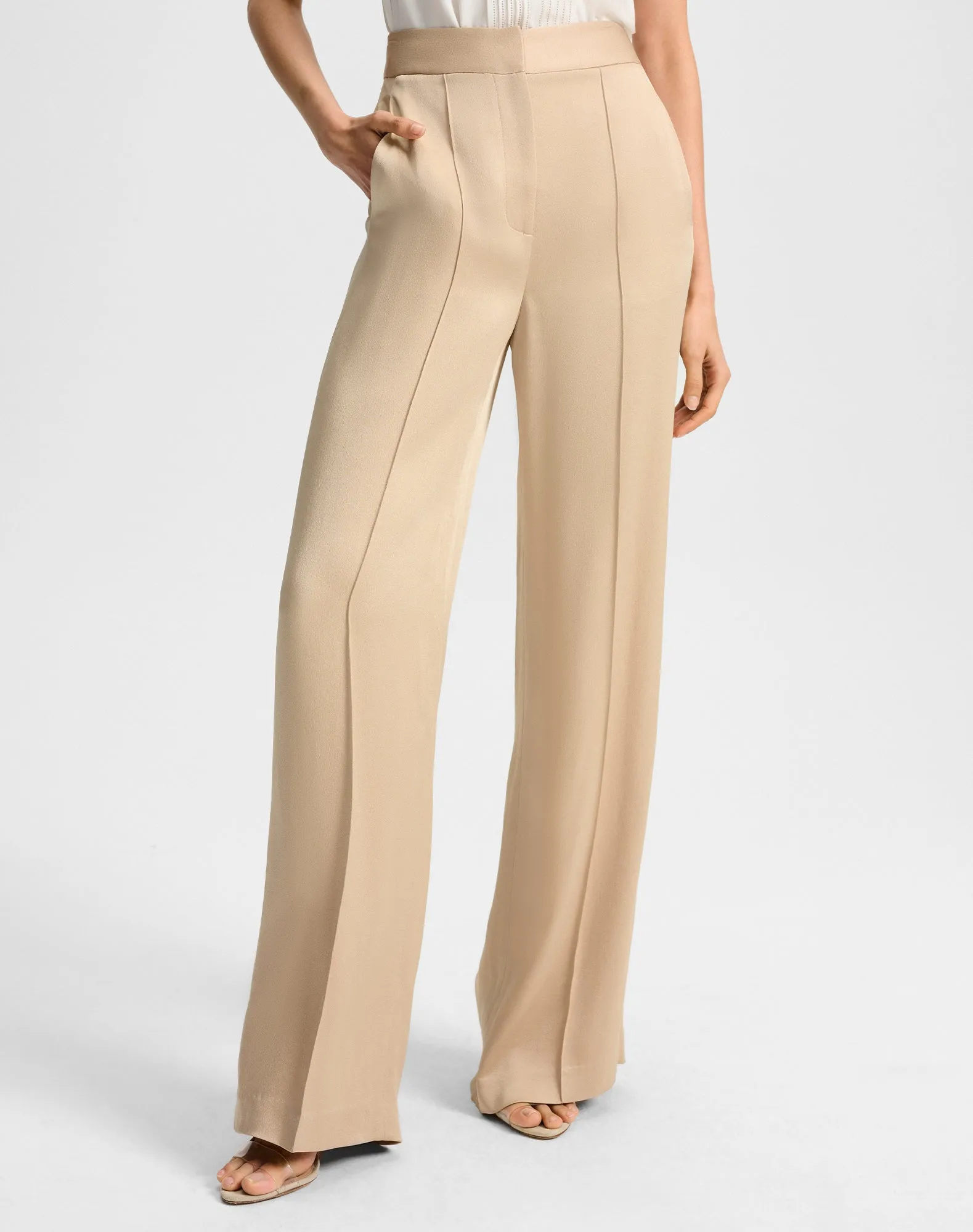 Edia Satin Wide-Leg Pant sold by Ulla Johnson product image thumbnail 2
