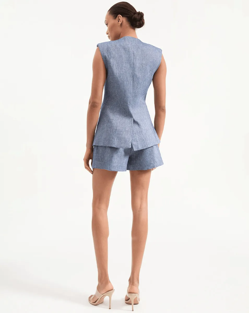 Tamara Linen Vest sold by Ulla Johnson product image thumbnail 5