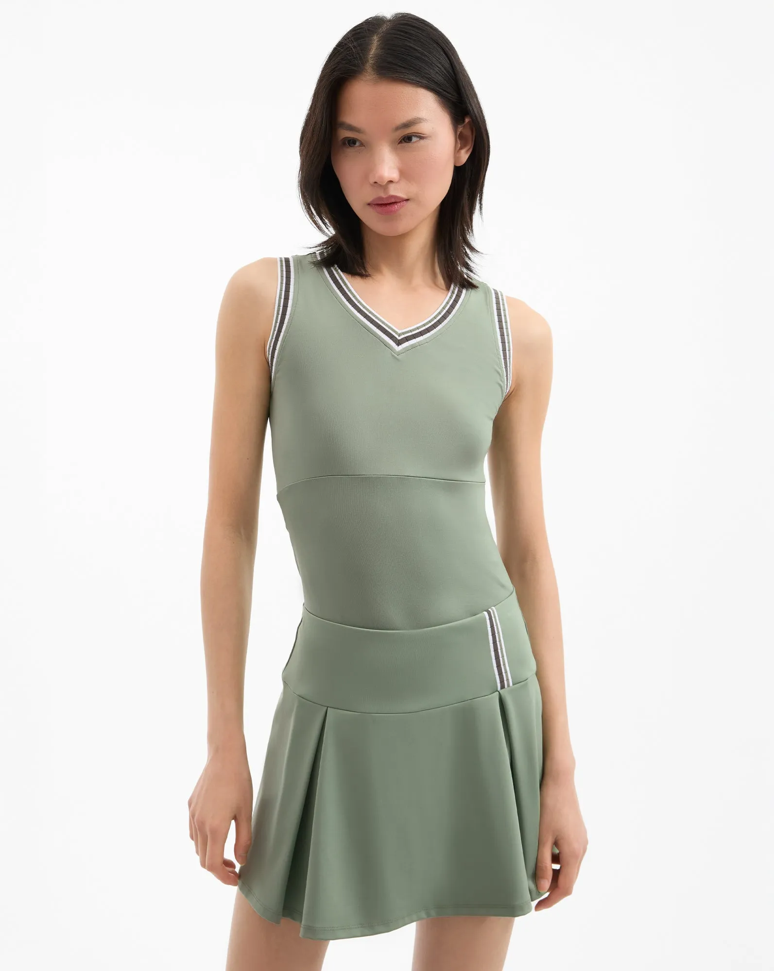 Spin Striped-Trim Tank Top sold by Ulla Johnson