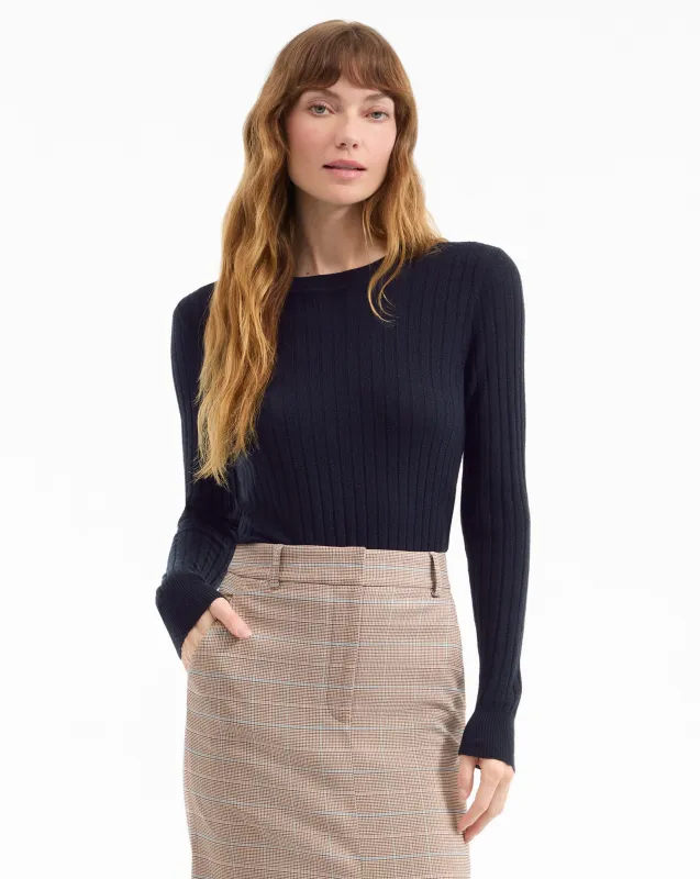 Cheval Merino Wool Sweater made by Veronica Beard