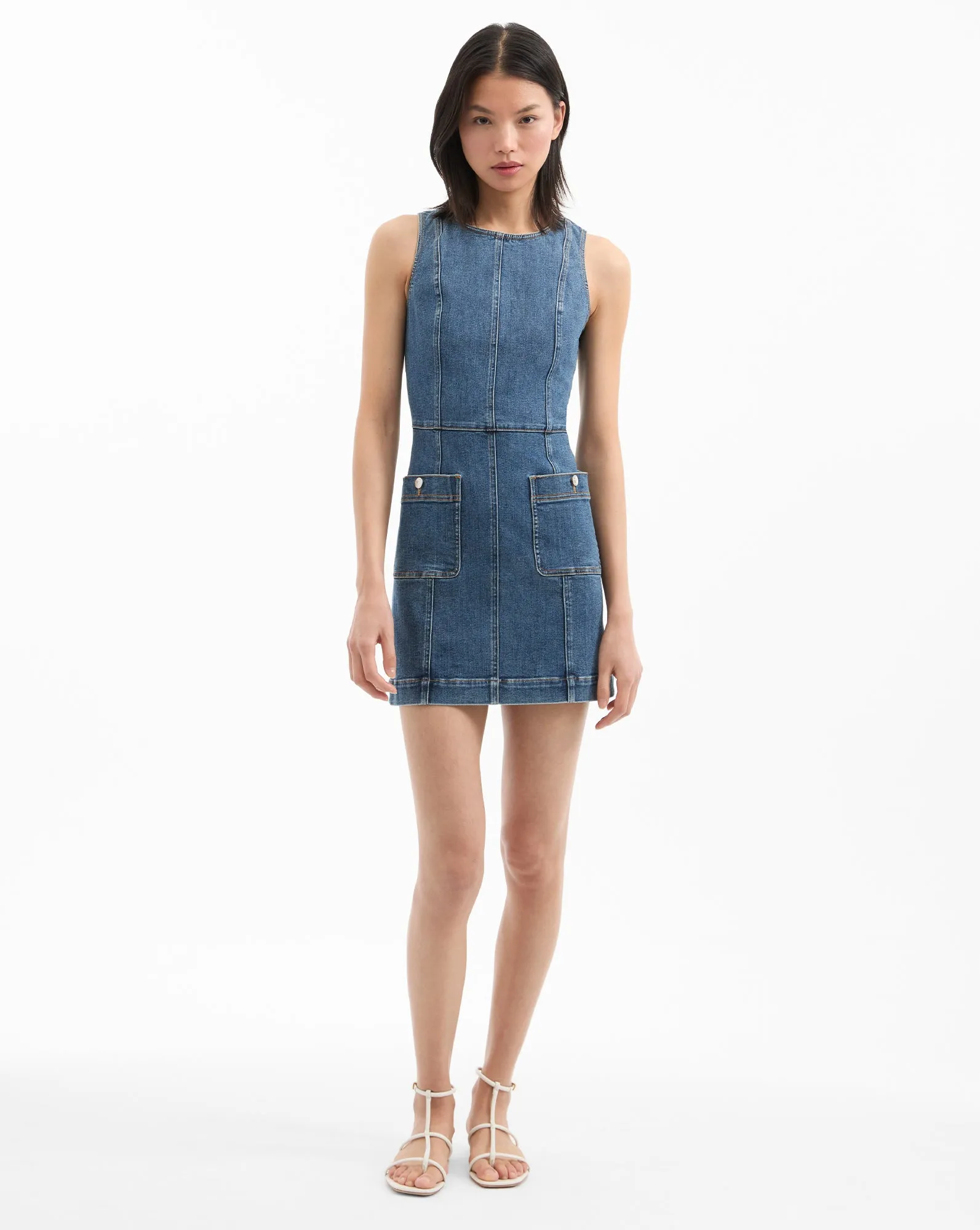 Zaire Denim Mini Dress sold by Ulla Johnson product image thumbnail 2