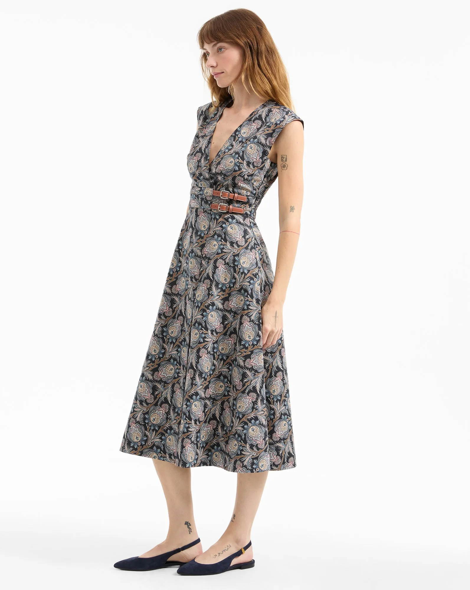 Nilsen Belted Midi Dress sold by Ulla Johnson product image thumbnail 2