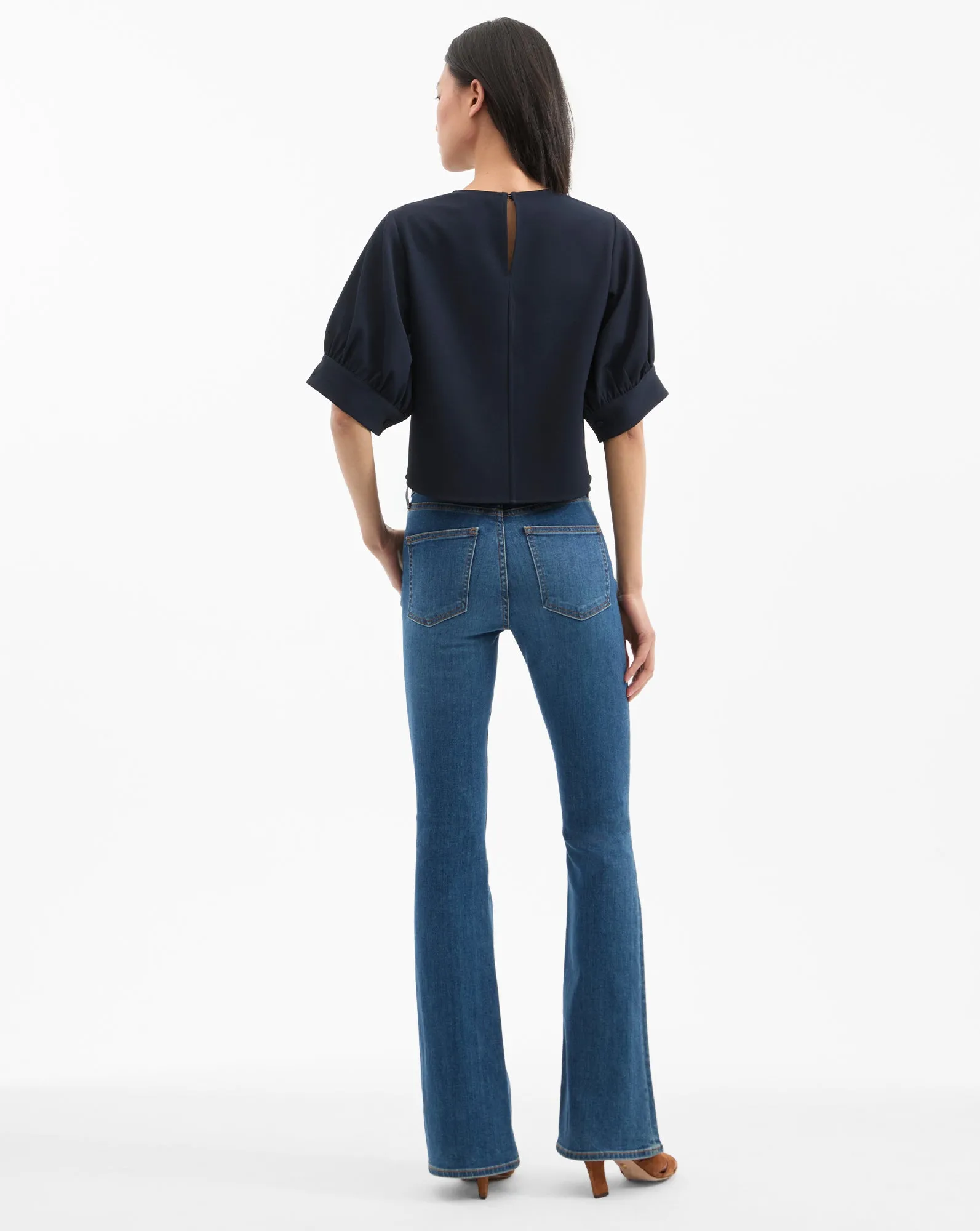 Margaret Balloon-Sleeve Blouse sold by Ulla Johnson product image thumbnail 4