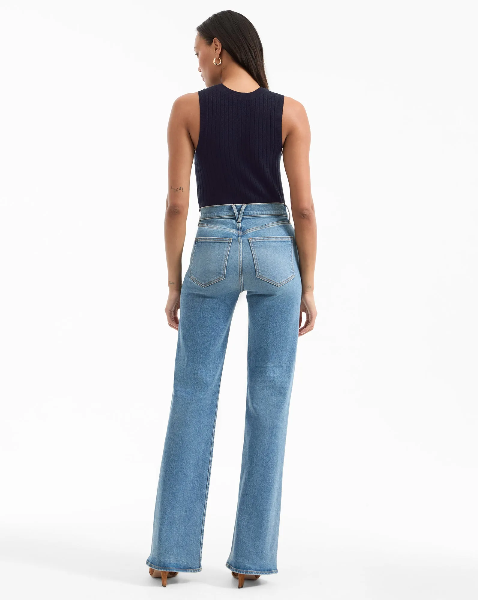 Crosbie Slim Wide-Leg Jean sold by Ulla Johnson product image thumbnail 5