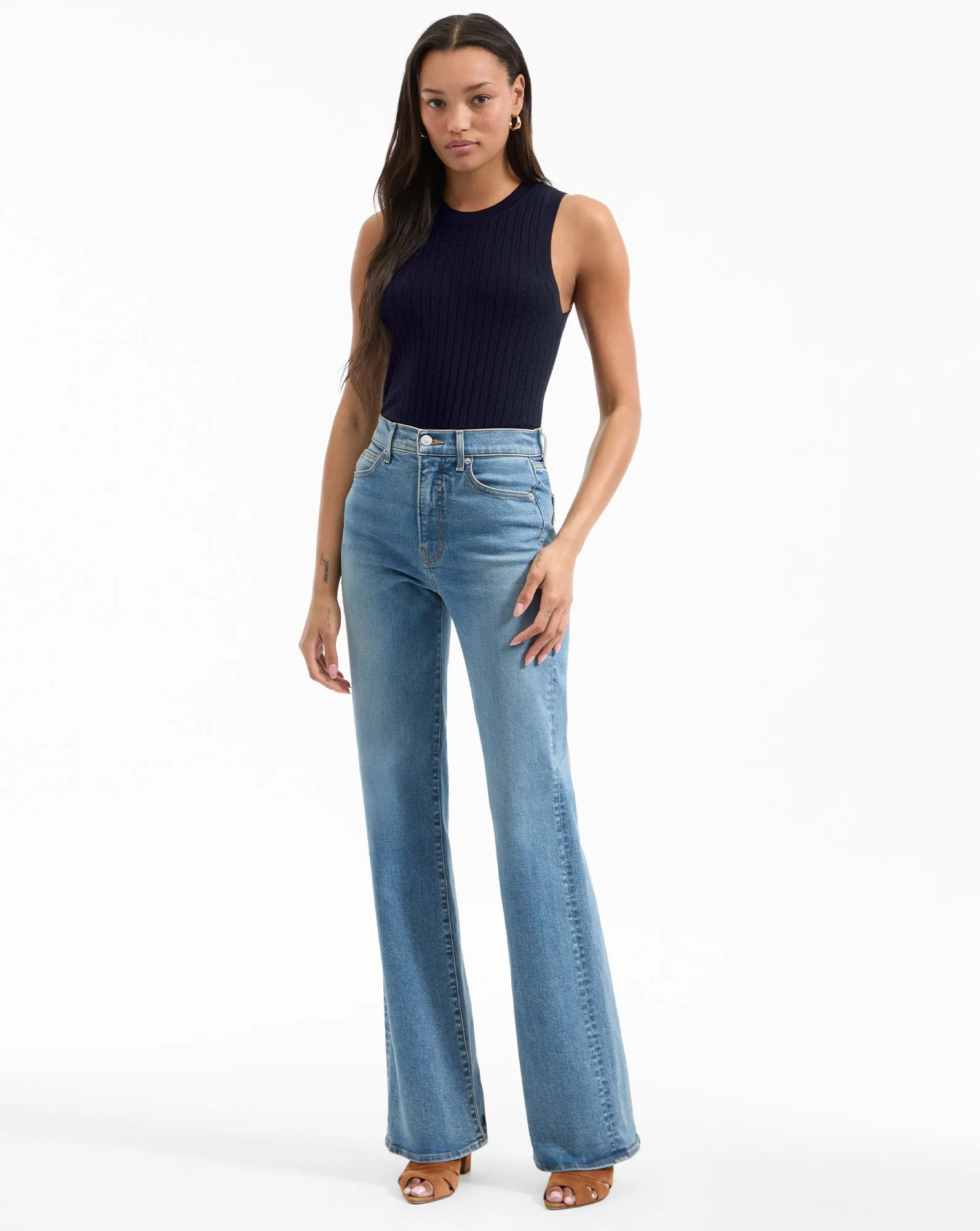 Crosbie Slim Wide-Leg Jean sold by Ulla Johnson