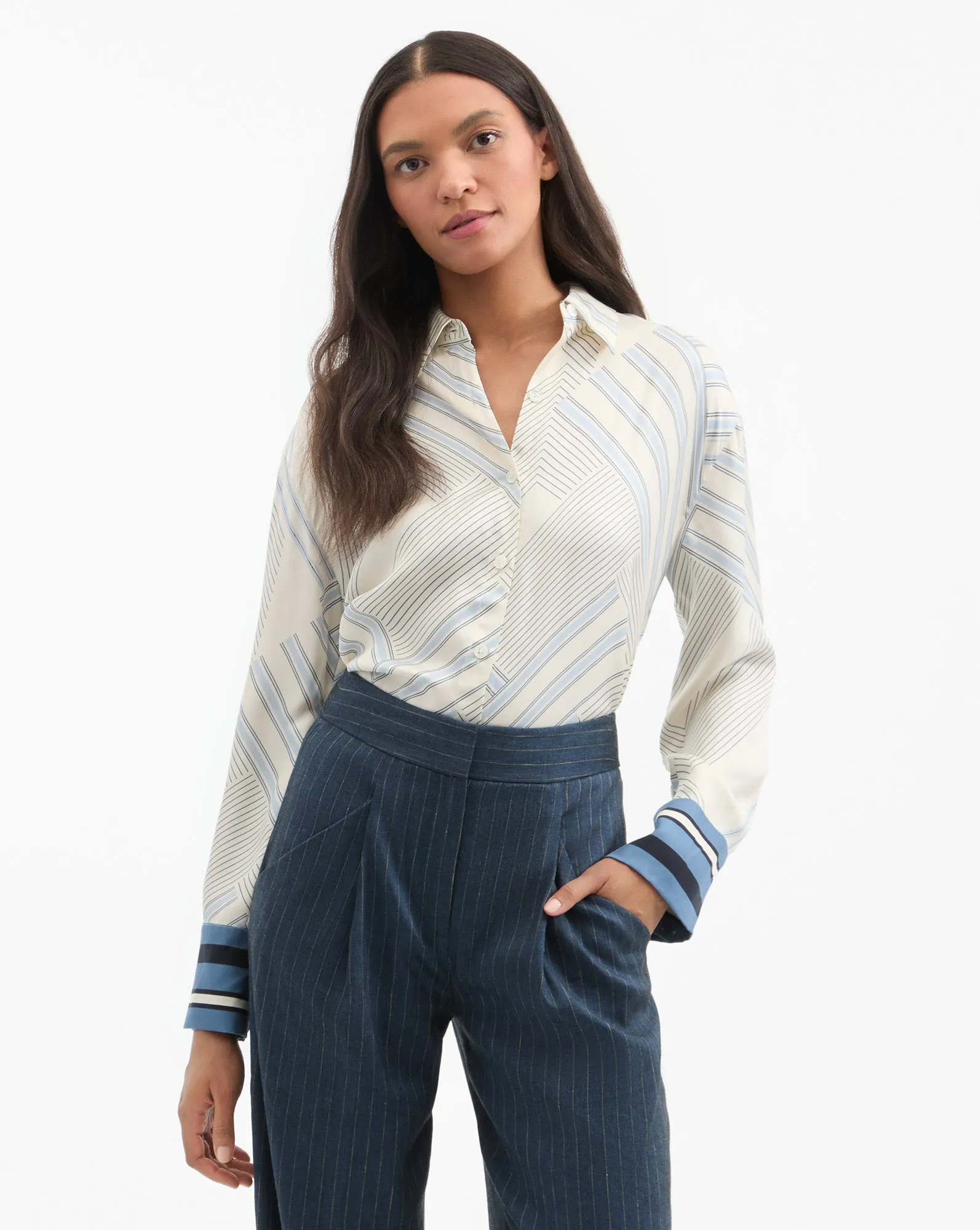 Delila Silk Blouse sold by Ulla Johnson