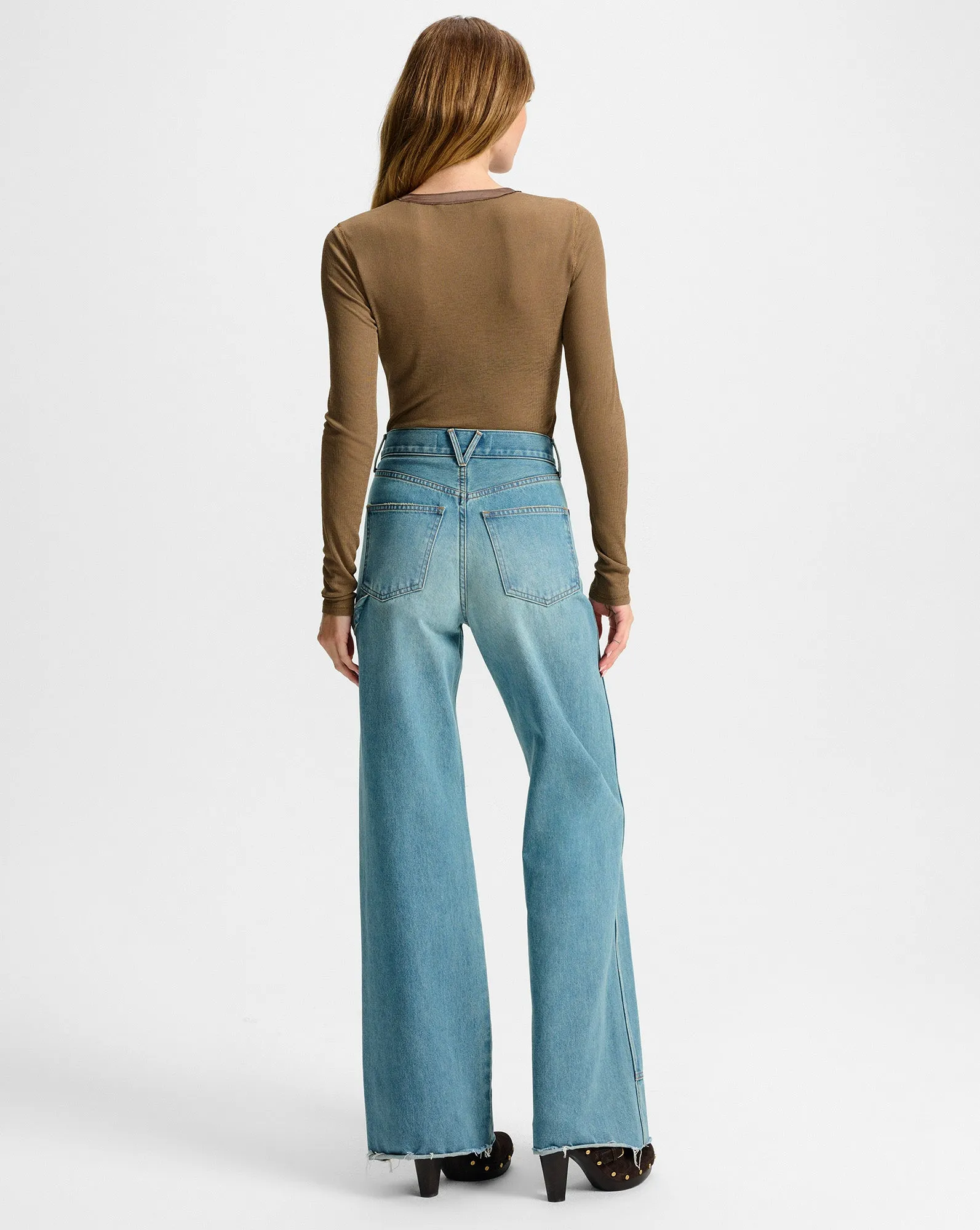 Taylor Wide-Leg Jean with Chaps sold by Ulla Johnson product image thumbnail 5