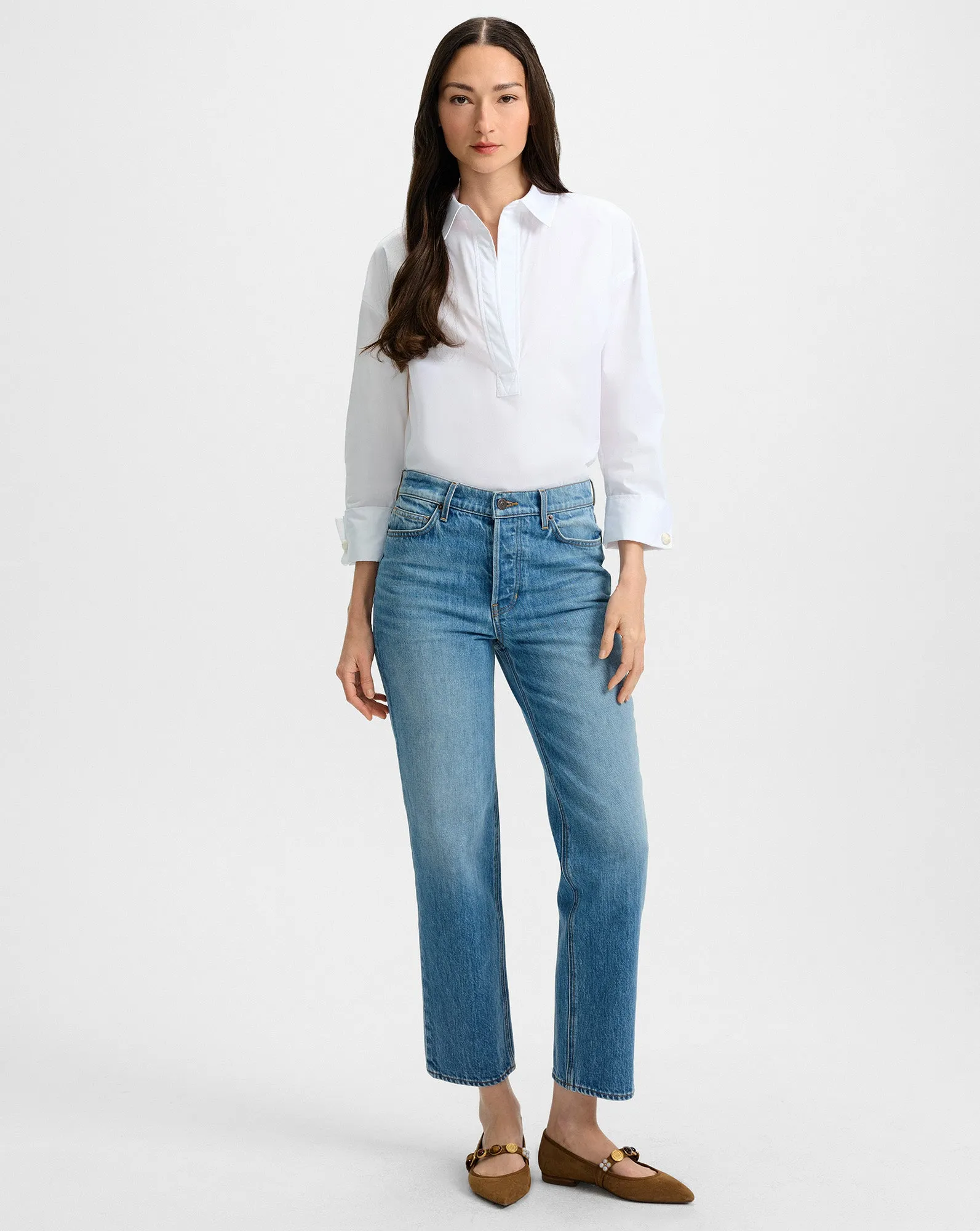 Leah Straight-Leg Jean sold by Ulla Johnson