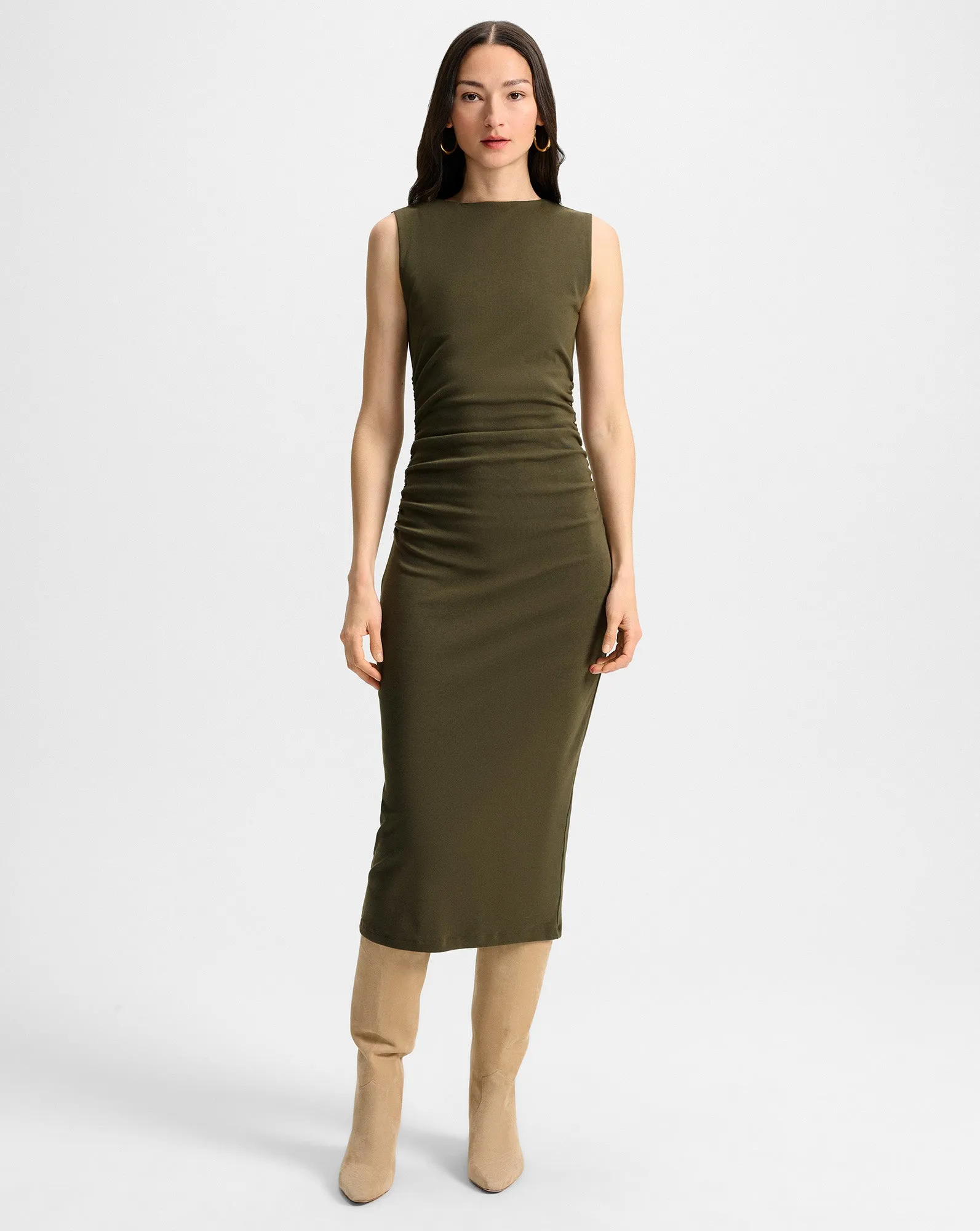 Charissa Stretch-Cotton Midi Dress sold by Ulla Johnson