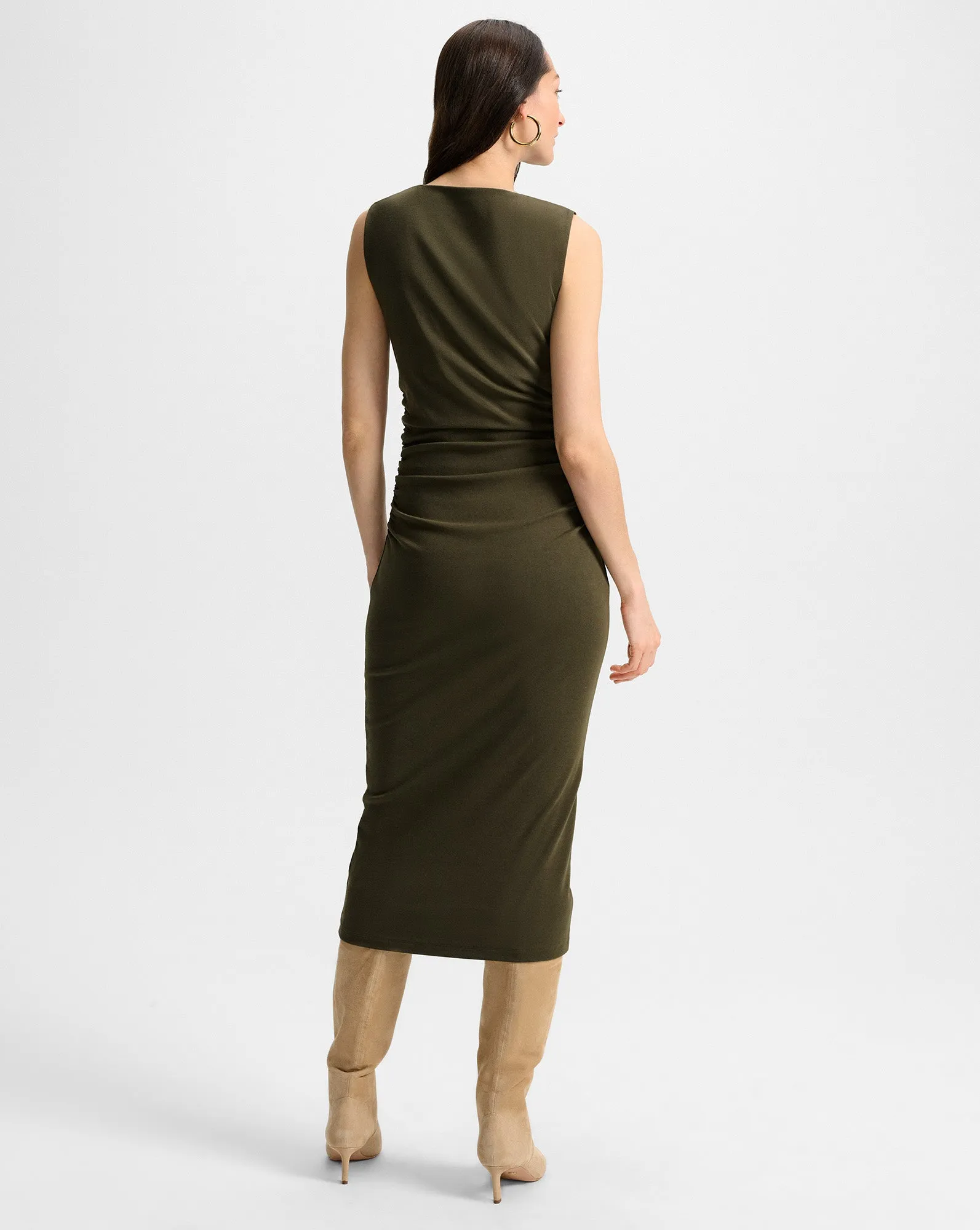 Charissa Stretch-Cotton Midi Dress sold by Ulla Johnson product image thumbnail 4