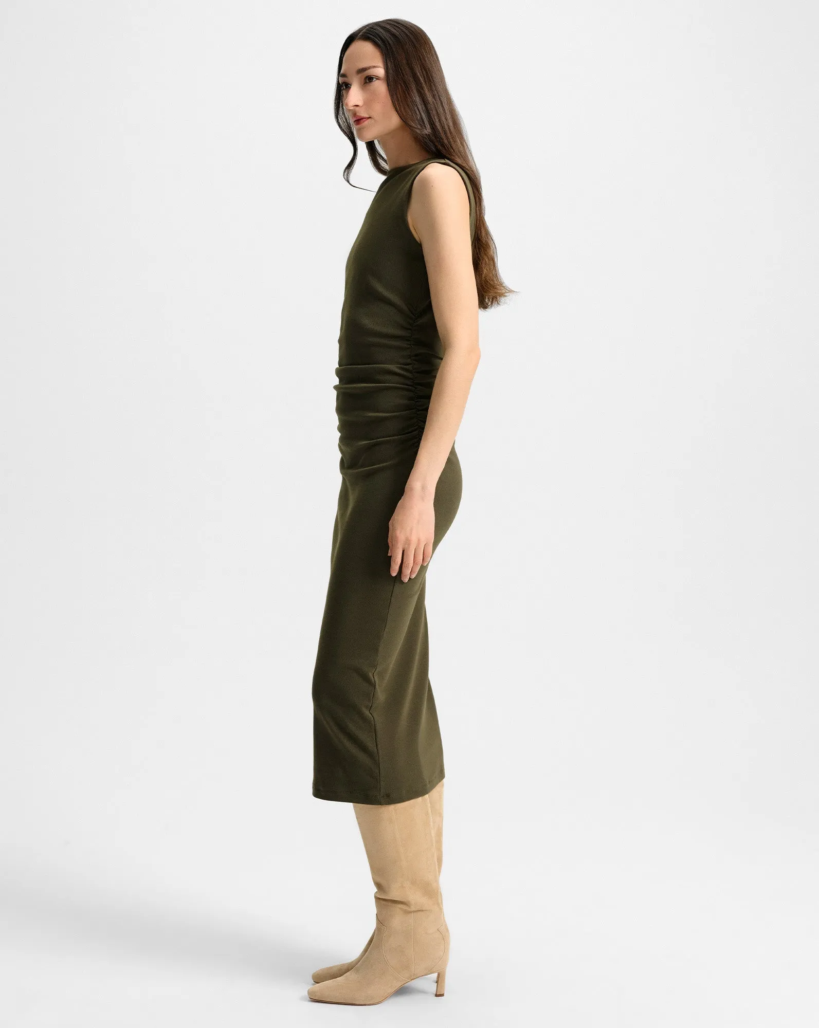 Charissa Stretch-Cotton Midi Dress sold by Ulla Johnson product image thumbnail 2