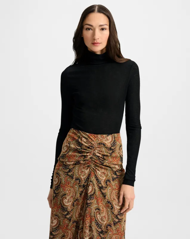Wyeth Ribbed Turtleneck Top sold by Ulla Johnson