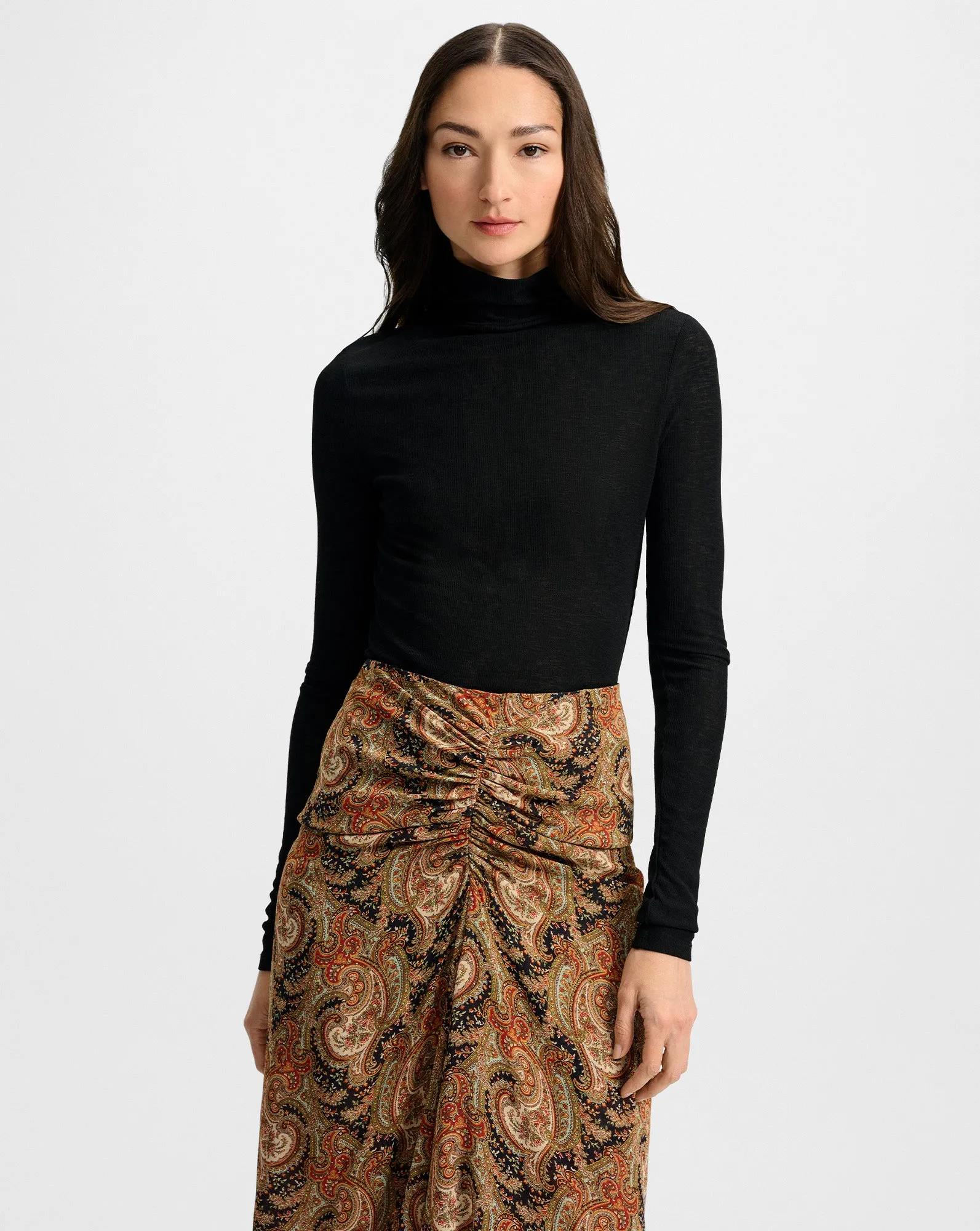 Wyeth Ribbed Turtleneck Top sold by Ulla Johnson