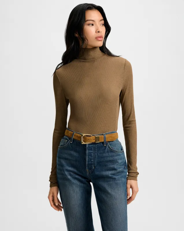 Wyeth Ribbed Turtleneck Top sold by Ulla Johnson