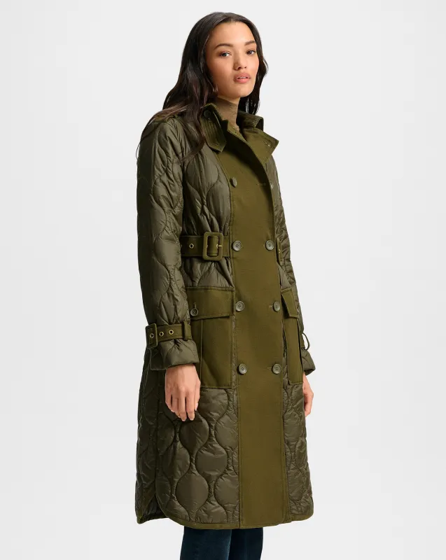 Newberry Puffer Trench Coat made by Veronica Beard