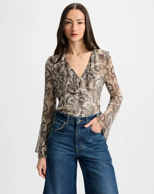 Kyrie Silk Blouse sold by Ulla Johnson