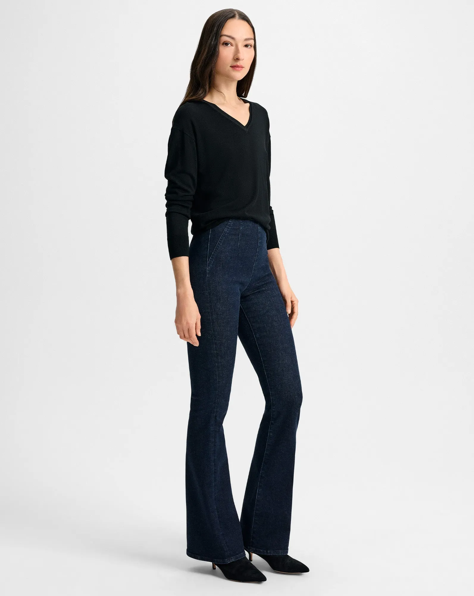 Beverly Off-Duty Skinny-Flare Jean sold by Ulla Johnson product image thumbnail 3
