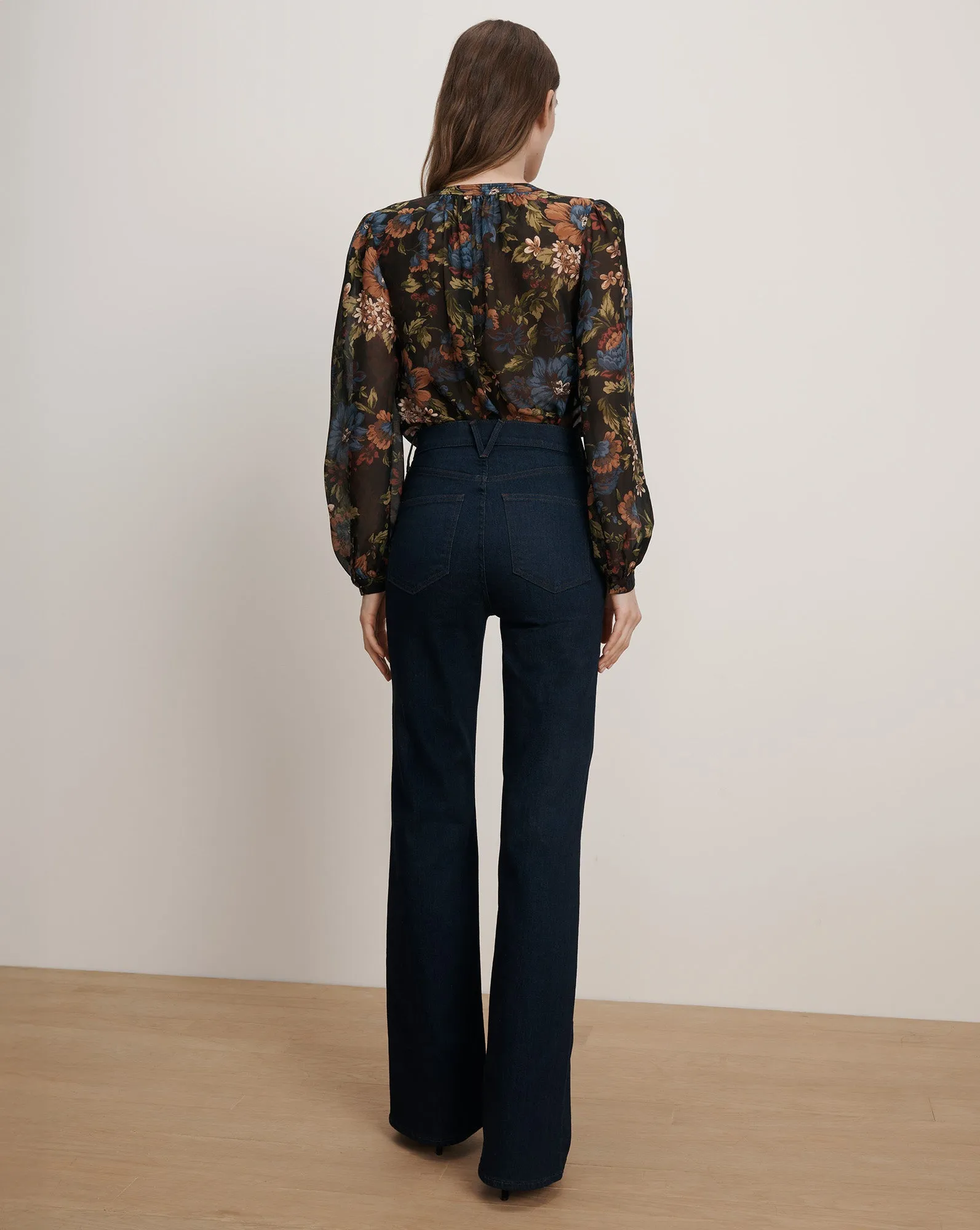 Crosbie Slim Wide-Leg Jean sold by Ulla Johnson product image thumbnail 5