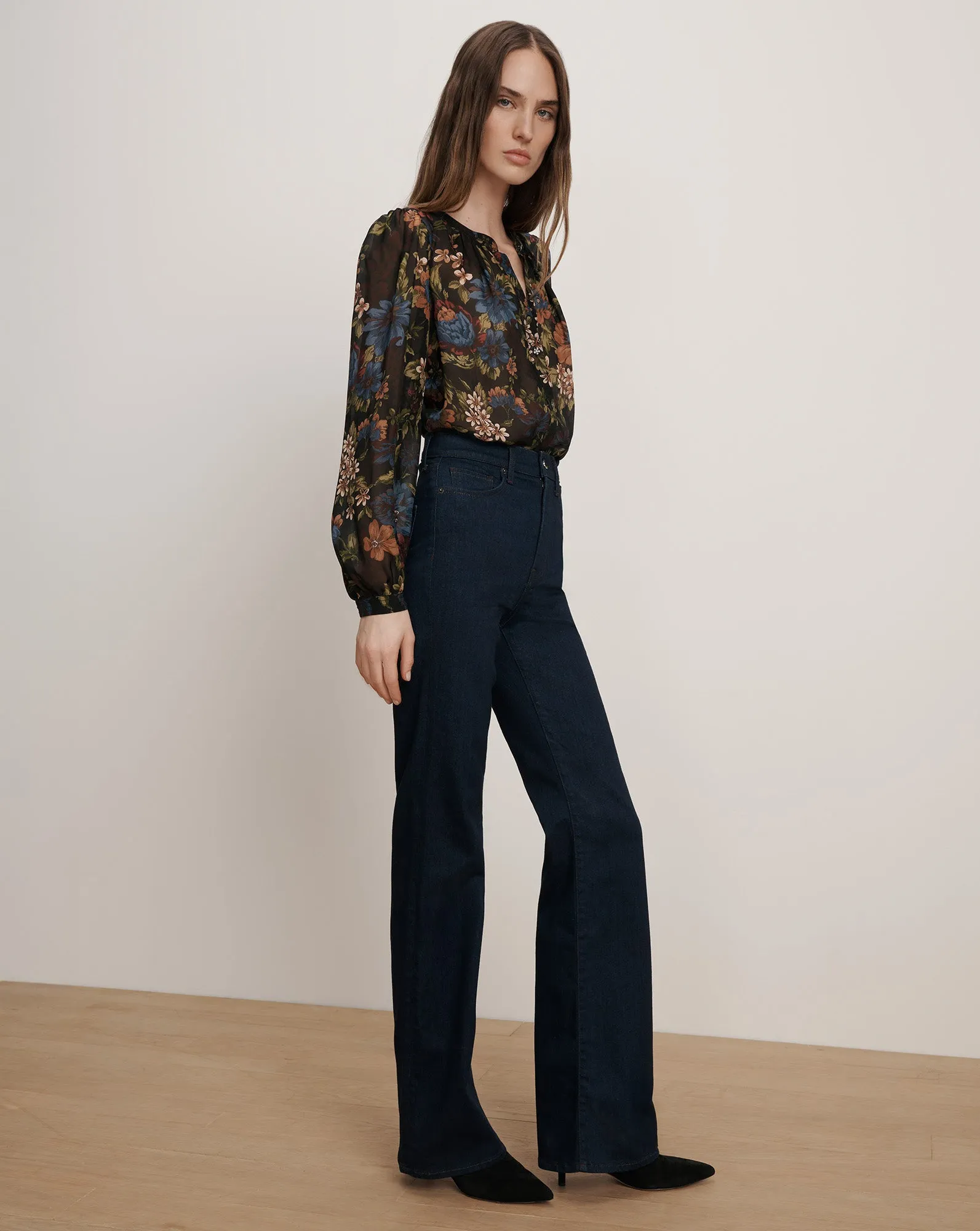 Crosbie Slim Wide-Leg Jean sold by Ulla Johnson product image thumbnail 3