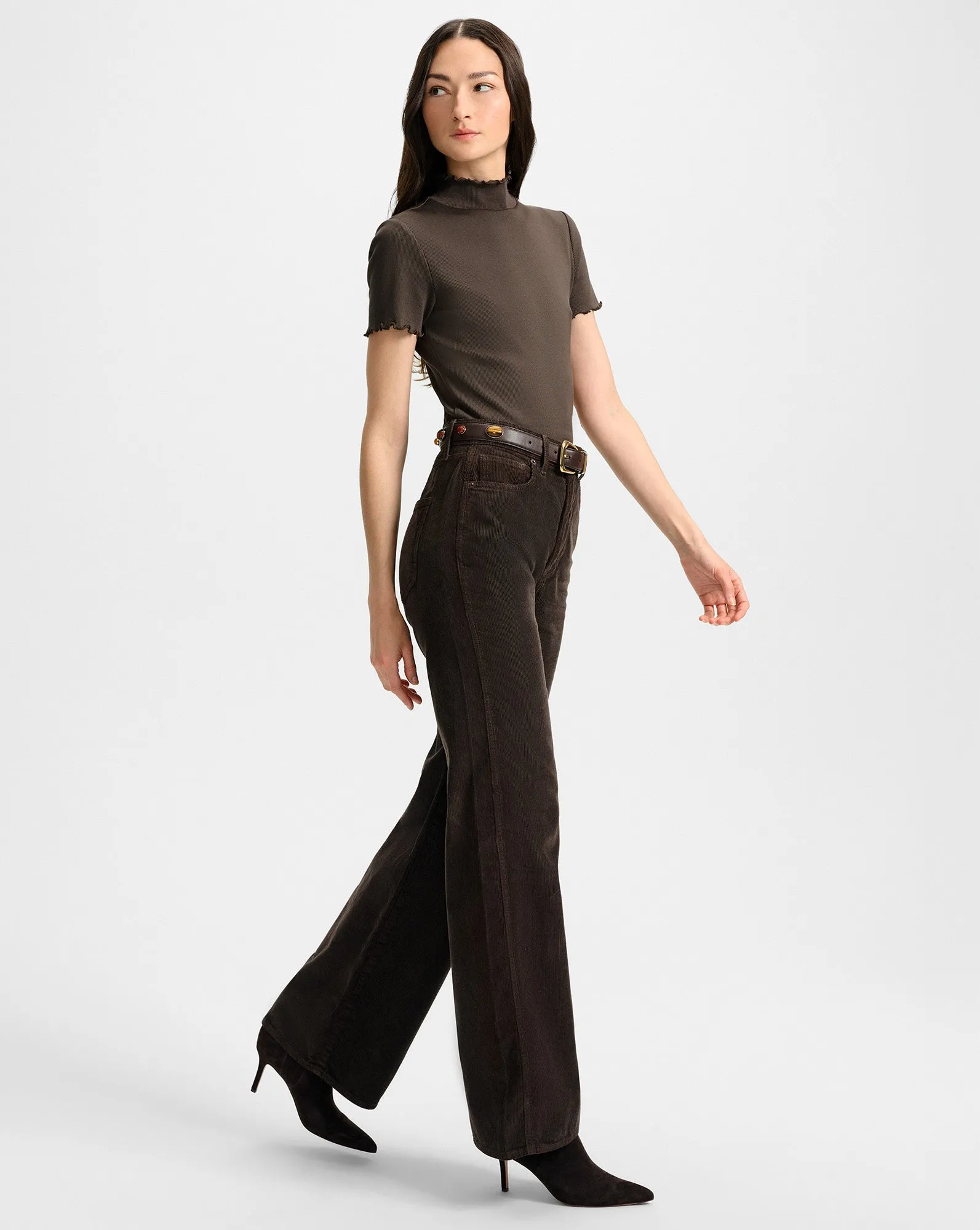 Taylor Corduroy Wide-Leg Pant sold by Ulla Johnson