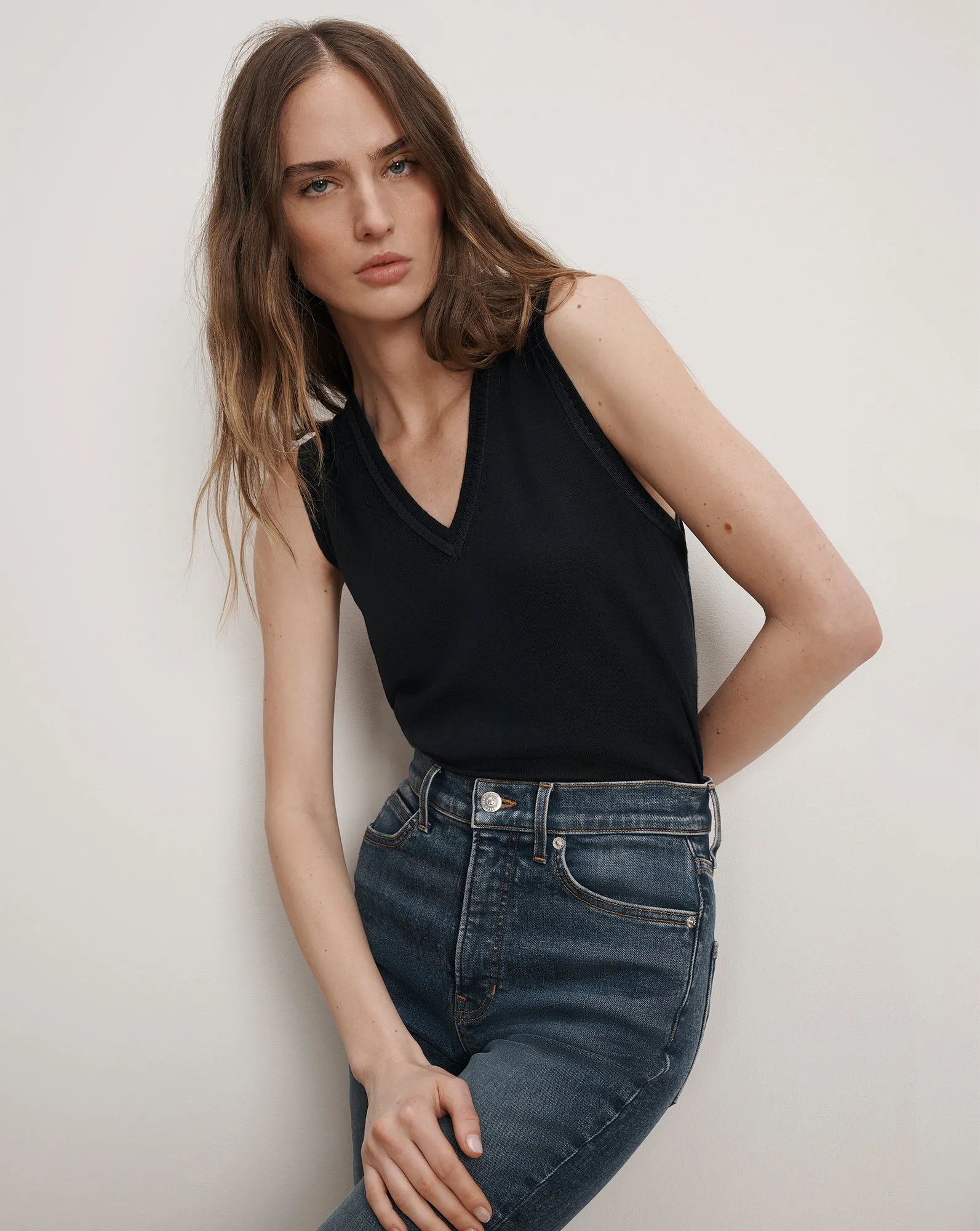 Milette Merino Wool Sweater Vest sold by Ulla Johnson