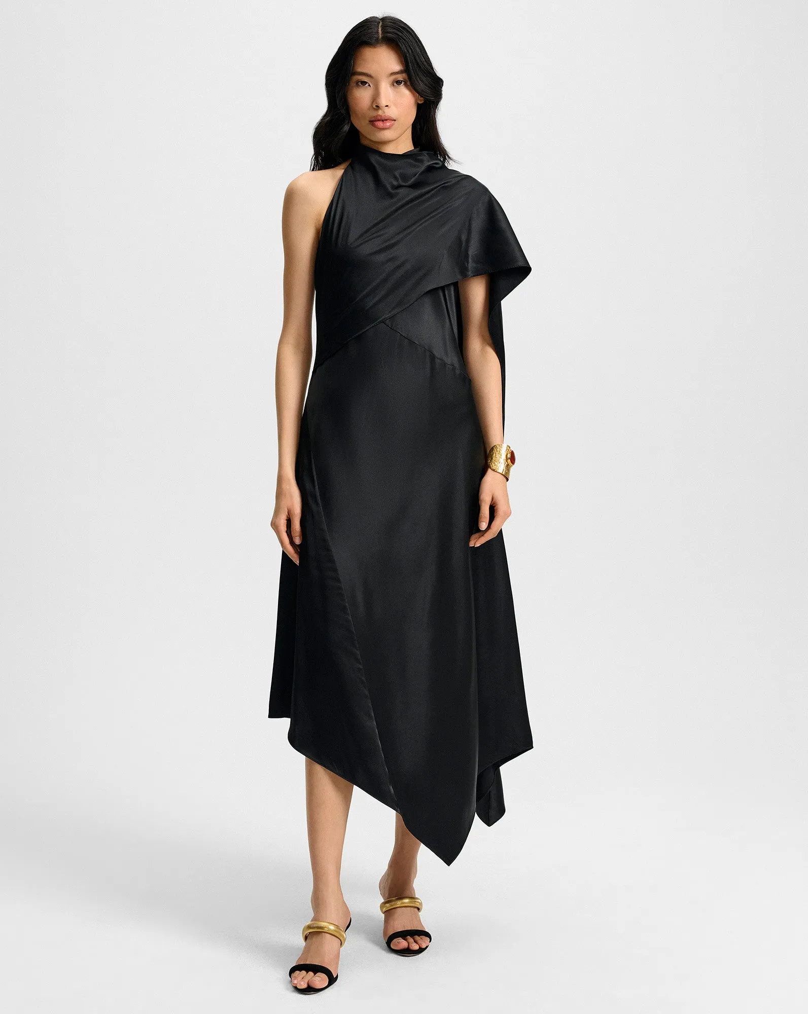 Wyndham Silk Midi Dress sold by Ulla Johnson