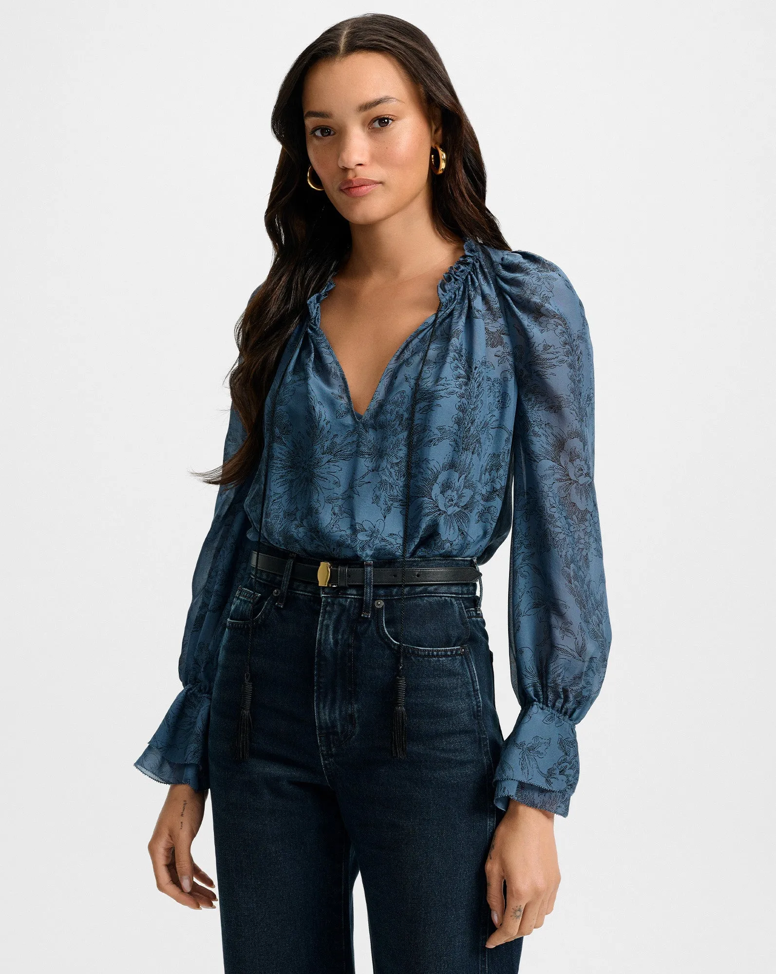Maxime Silk Blouse sold by Ulla Johnson