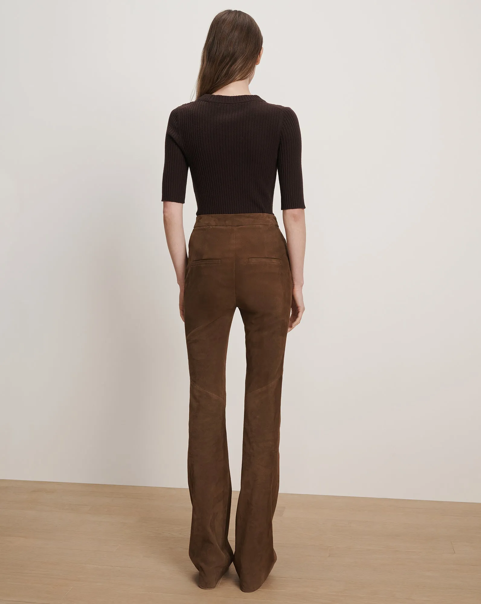 Gracie Suede Flare Pant sold by Ulla Johnson product image thumbnail 4