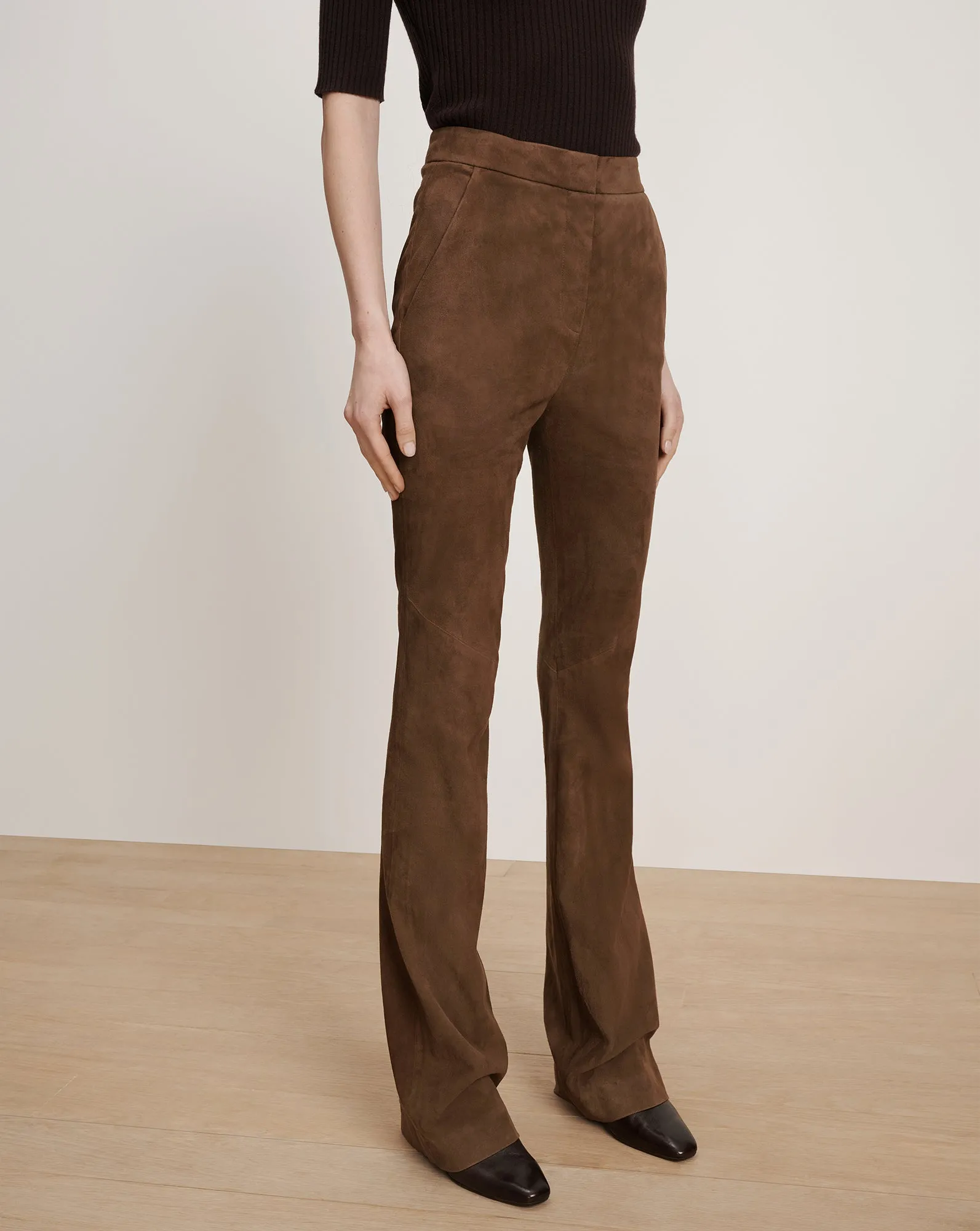 Gracie Suede Flare Pant sold by Ulla Johnson product image thumbnail 2
