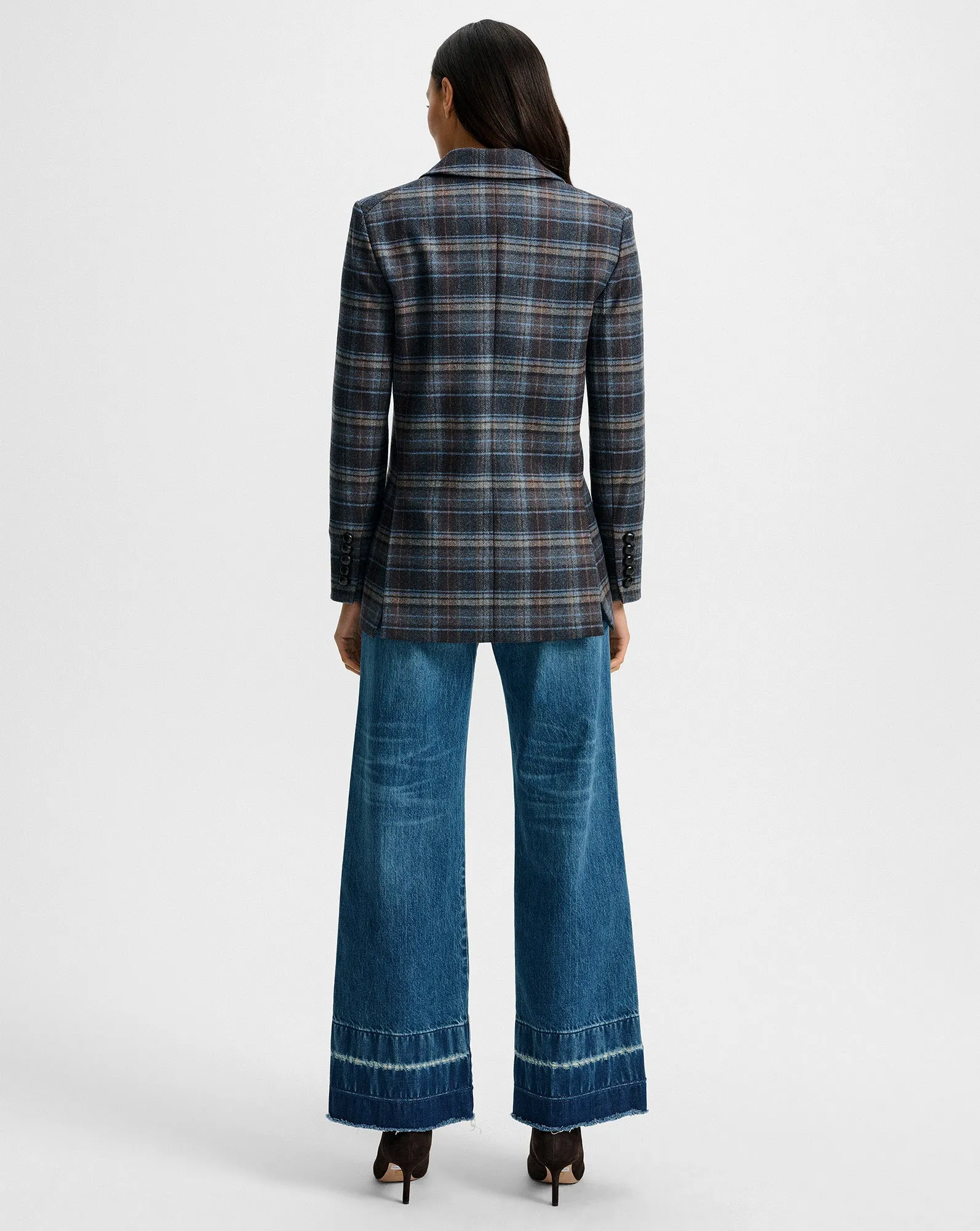 Oria Plaid Dickey Jacket sold by Ulla Johnson product image thumbnail 4