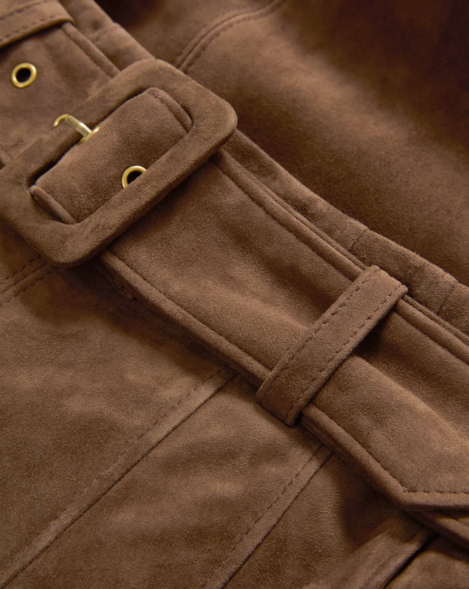 Alexie Suede Midi Skirt sold by Ulla Johnson product image thumbnail 3