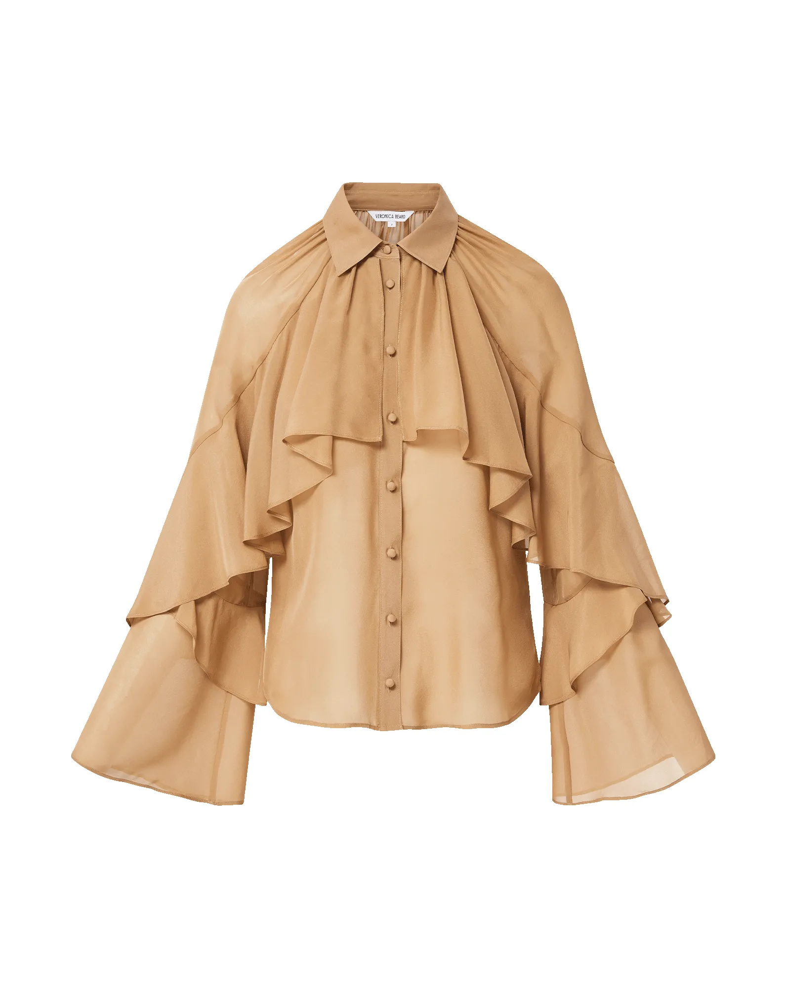 Demaris Ruffled Button-Down Blouse sold by Ulla Johnson product image thumbnail 5