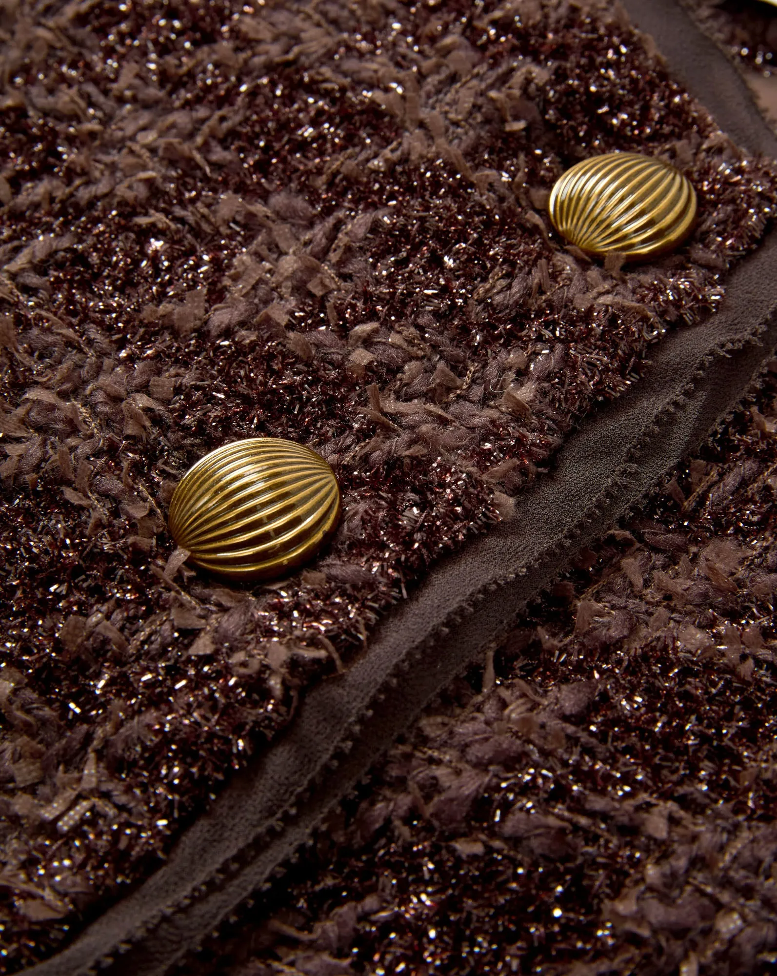 Audrina Metallic Tweed Jacket sold by Ulla Johnson product image thumbnail 3