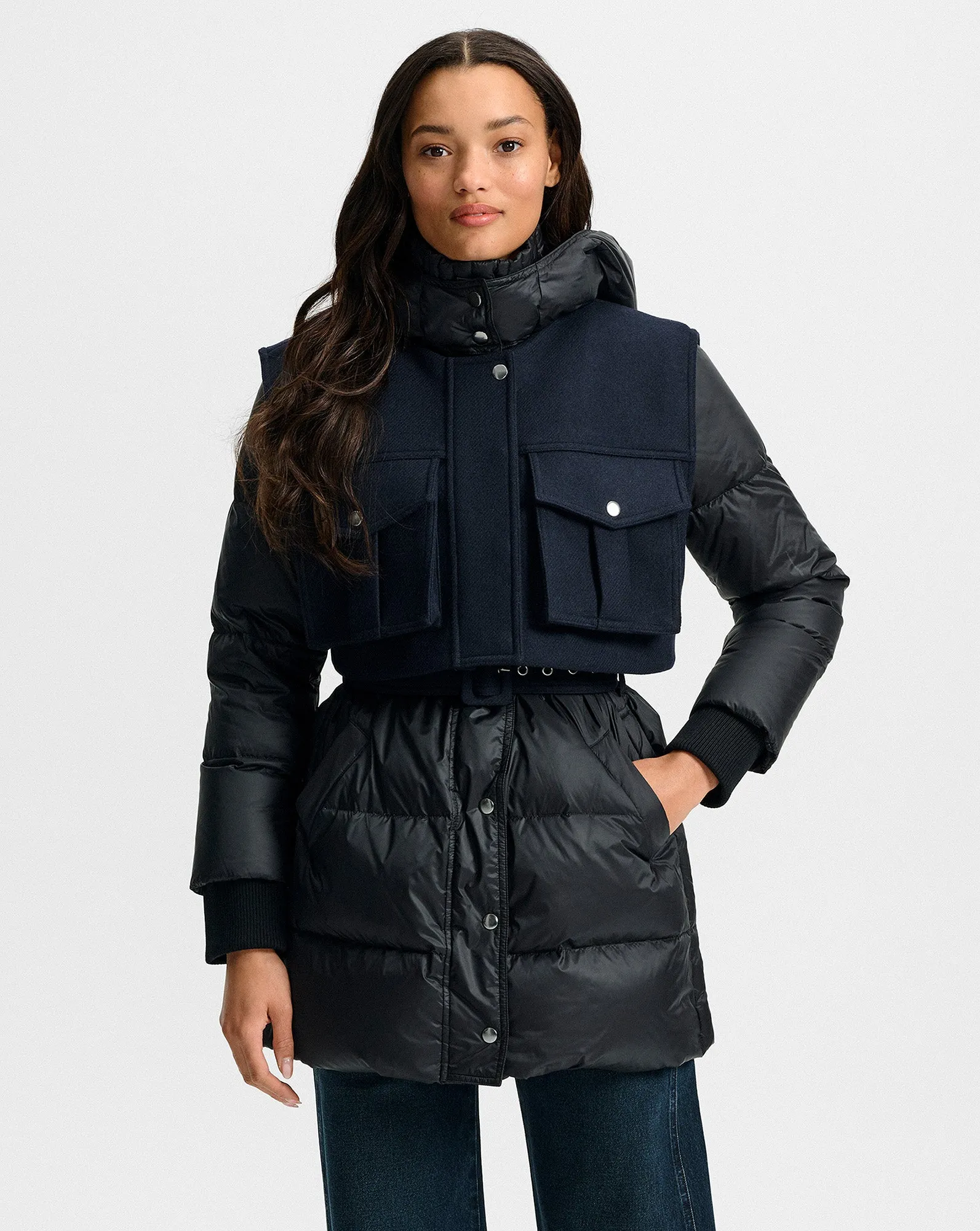 Jarvis Layered Puffer Coat sold by Ulla Johnson