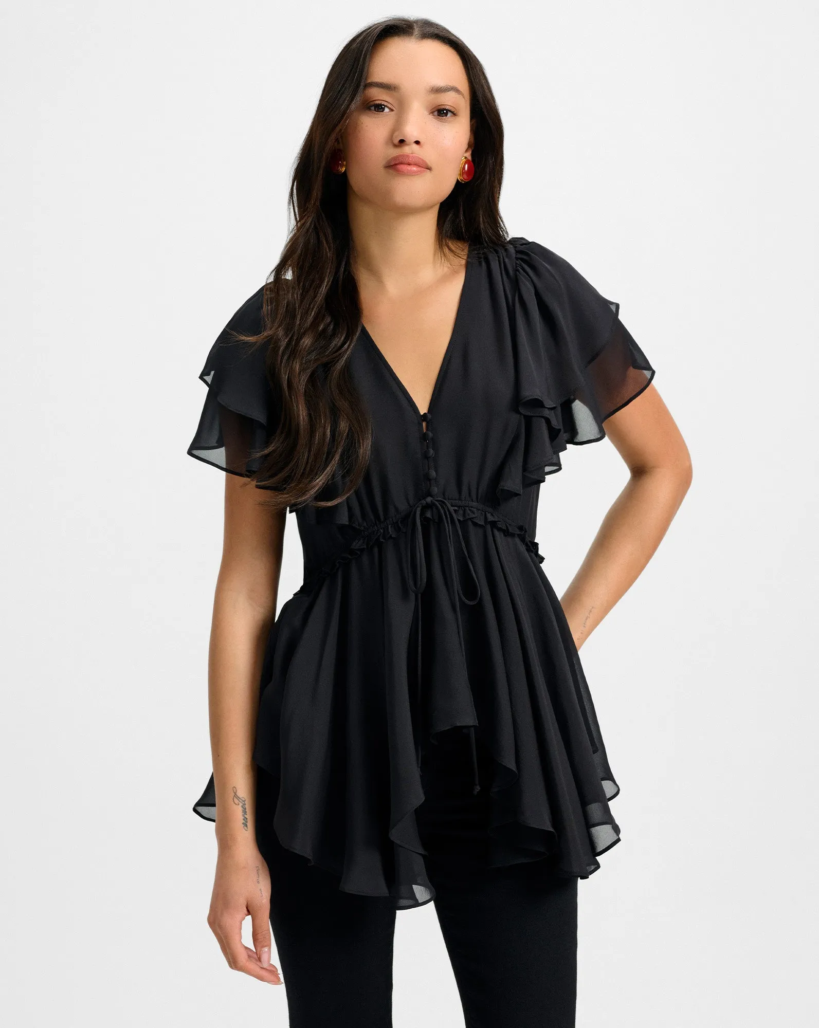 Sammie Silk Blouse sold by Ulla Johnson