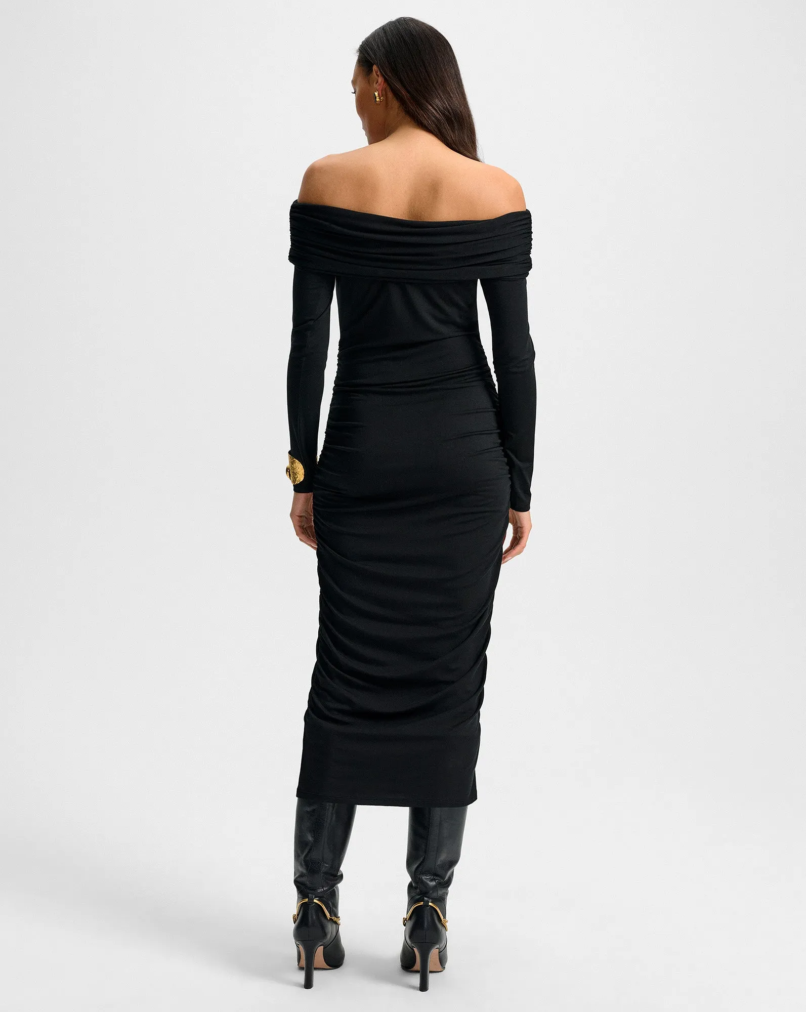 Tinette Off-The-Shoulder Midi Dress sold by Ulla Johnson product image thumbnail 4