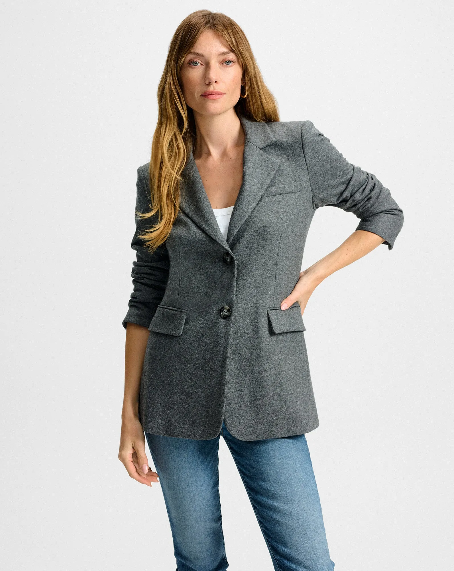 Ryanne Wool Jersey Jacket sold by Ulla Johnson