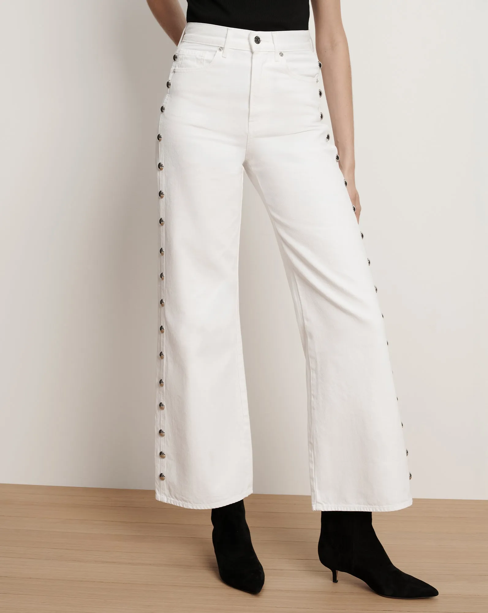 Taylor Studded Wide-Leg Jean sold by Ulla Johnson product image thumbnail 2