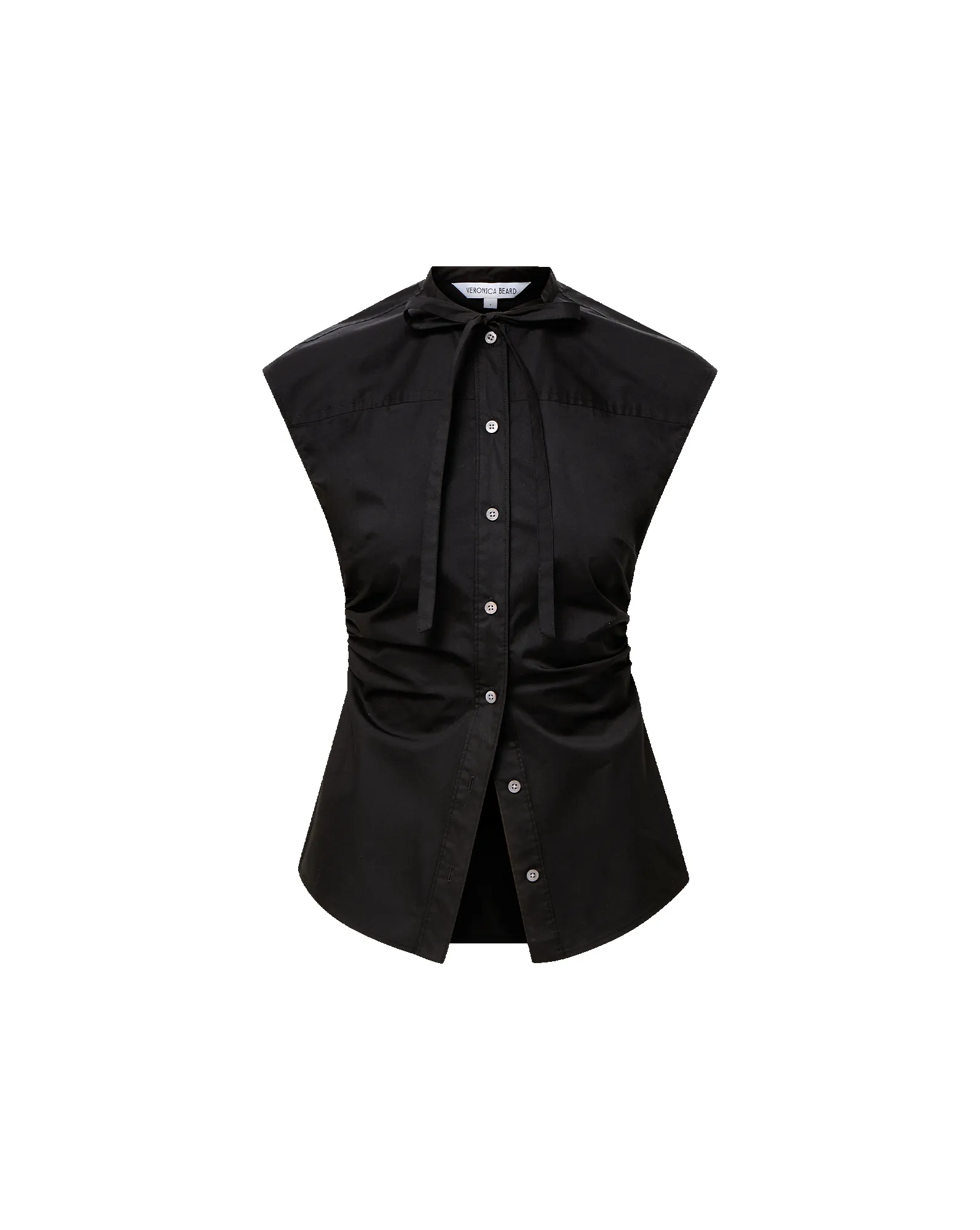 Joon Tie-Neck Button-Down Blouse sold by Ulla Johnson product image thumbnail 5
