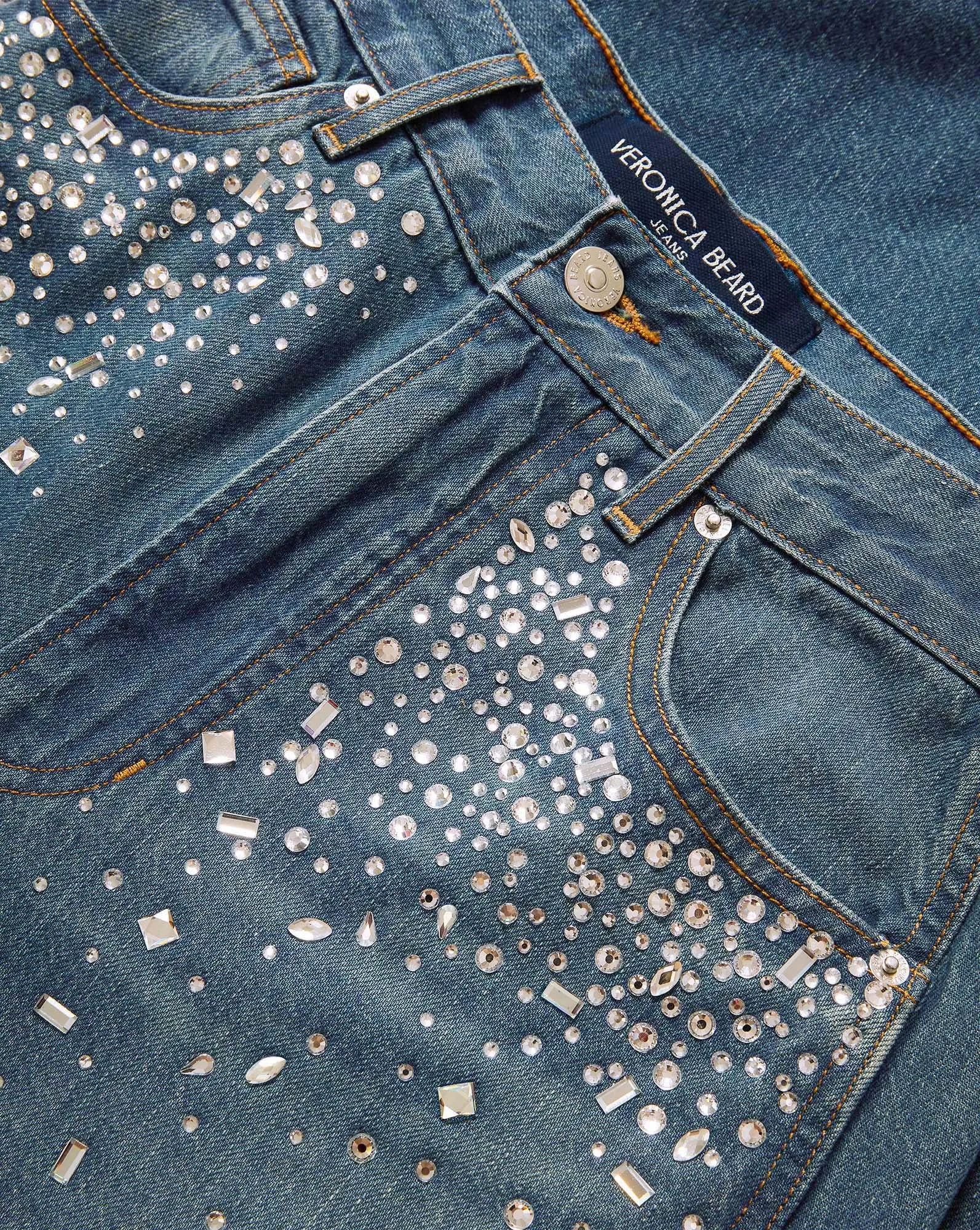 Kasey Crystal Wide-Leg Jean sold by Ulla Johnson product image thumbnail 3